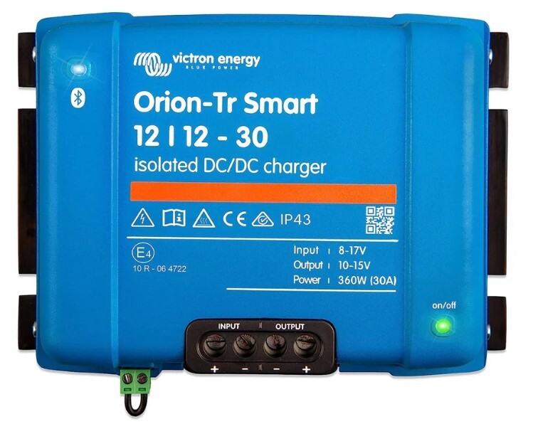 Victron Energy HIGH QUALITY DC-DC Charger 12/12-30A 360Watt Bluetooth