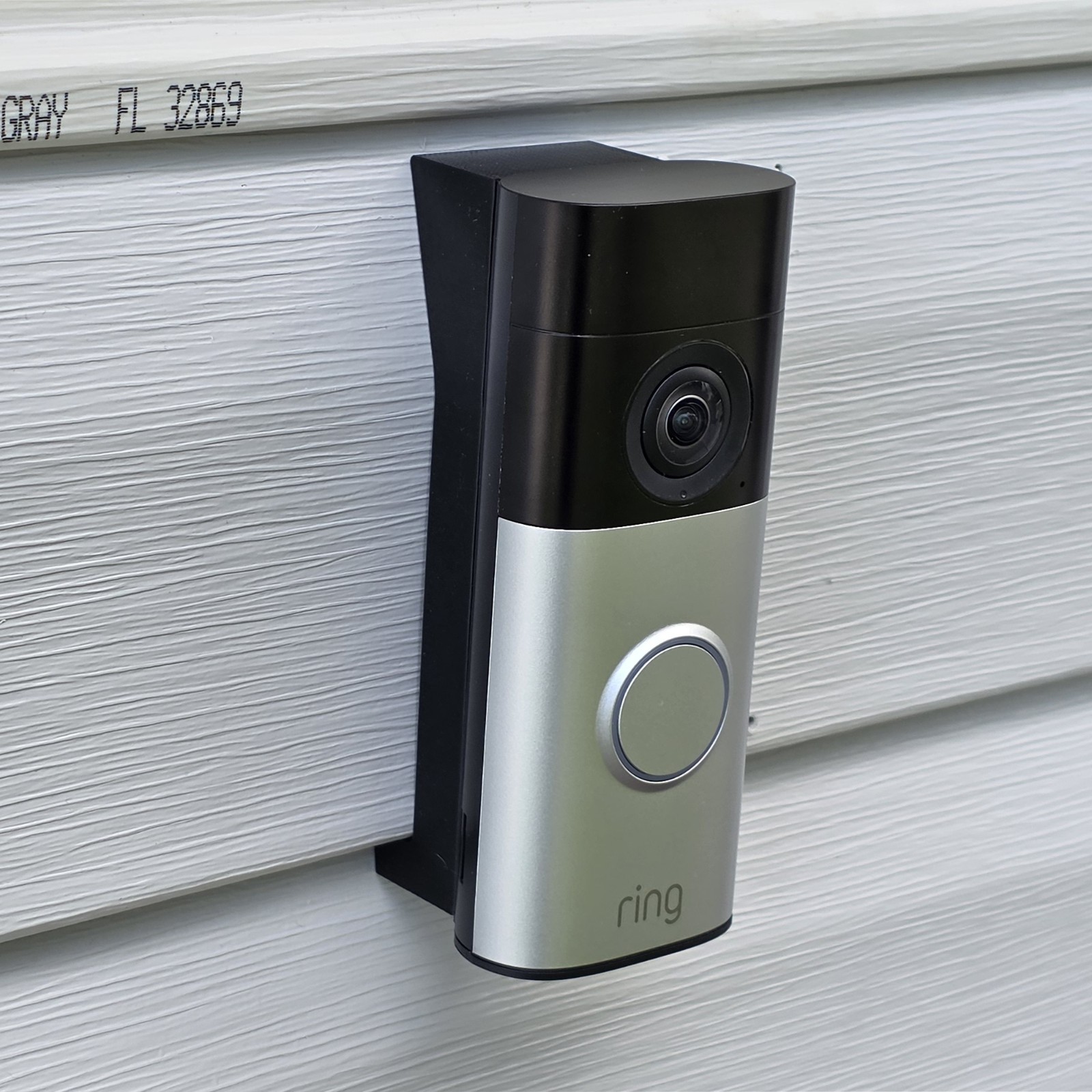 Ring Battery Doorbell Plus new model Retinal 2K Dutch Lap 5 Siding Mount Bracket