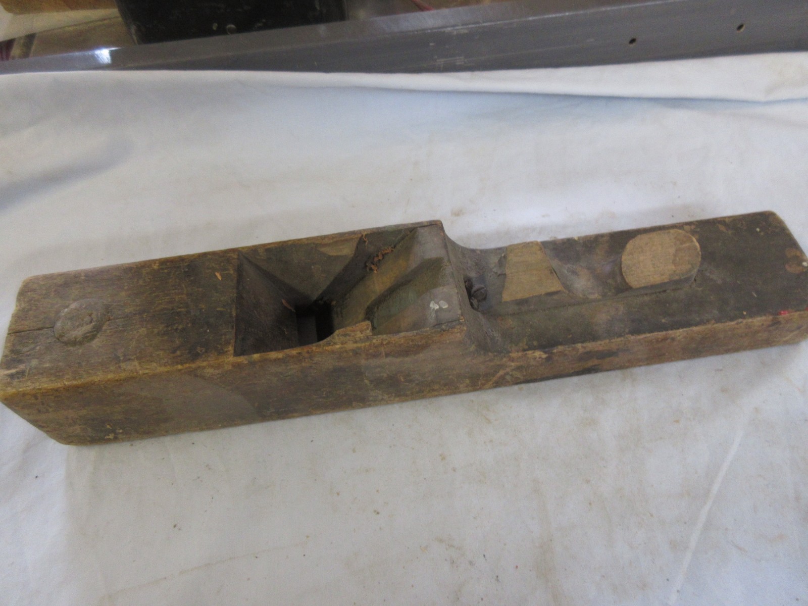 Antique plane iron Ohio Tool