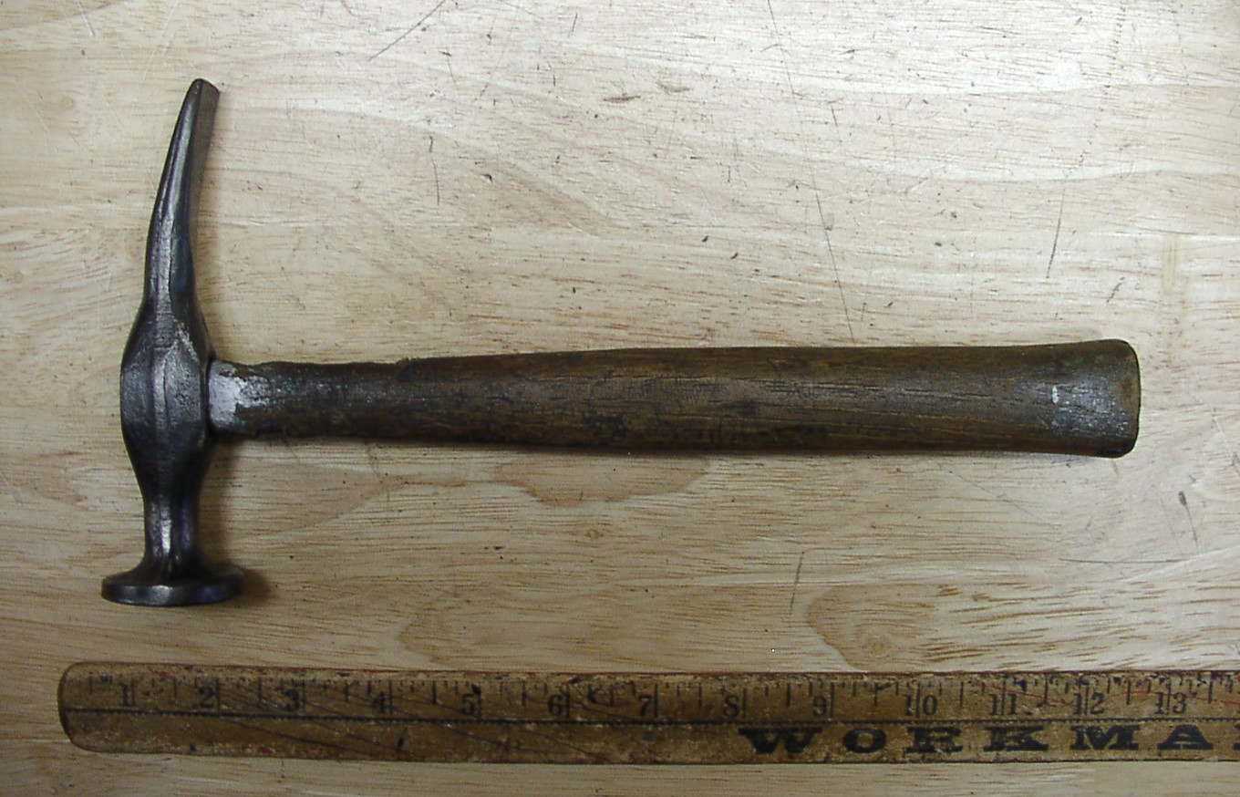 Vntg Unbr. USA Quality Body Hammer,14 oz,5-5/8" Head,W/ Rd Face & 3/4" Wide  End