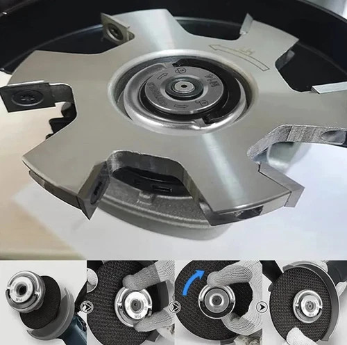 M14 Quick Release Self-Locking Flange Nut Press Plate Grinder Clamping Tool