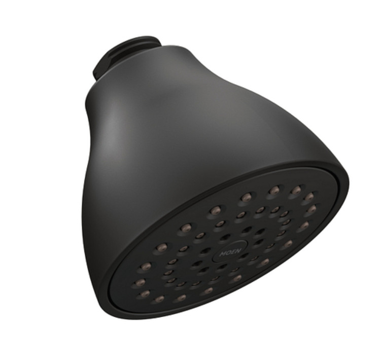 Moen 6322BL One-Function 3 3/4" Diameter Showerhead in Matte Black