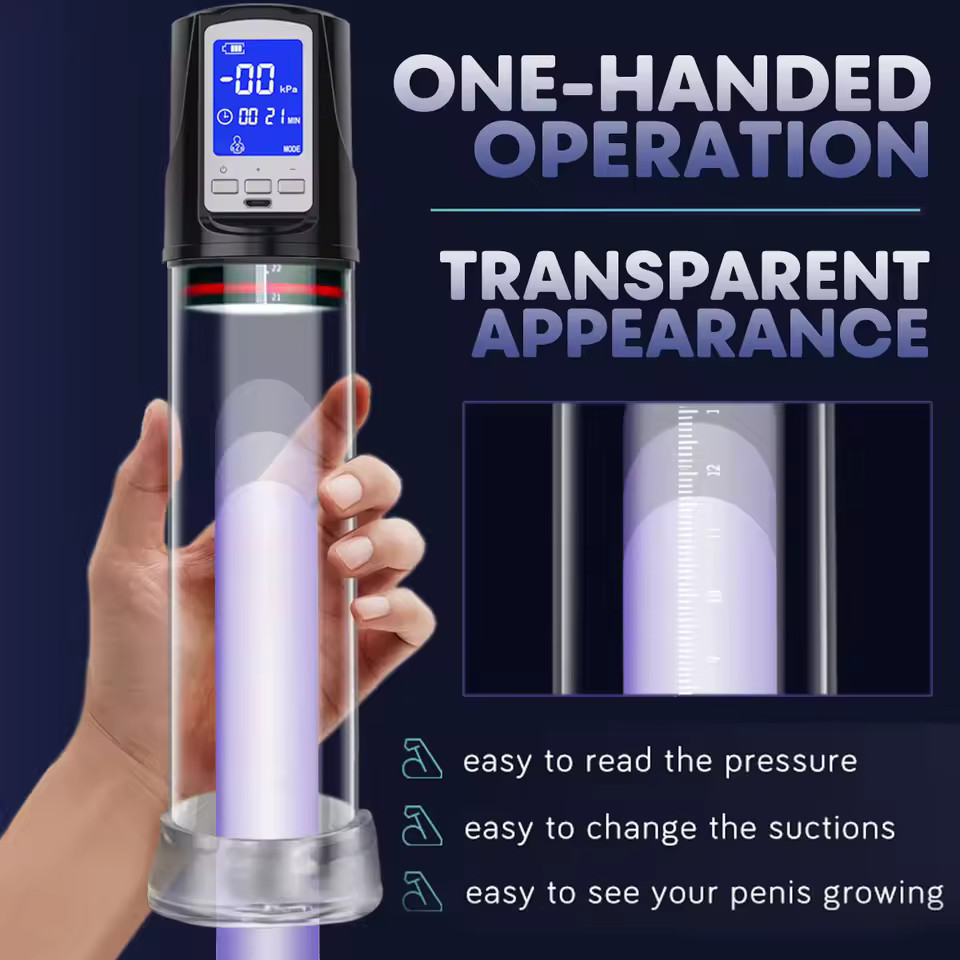 Penis Pump for Male ED Enhancement Erectile Enlargement Penis Enlarger BG Vacuum
