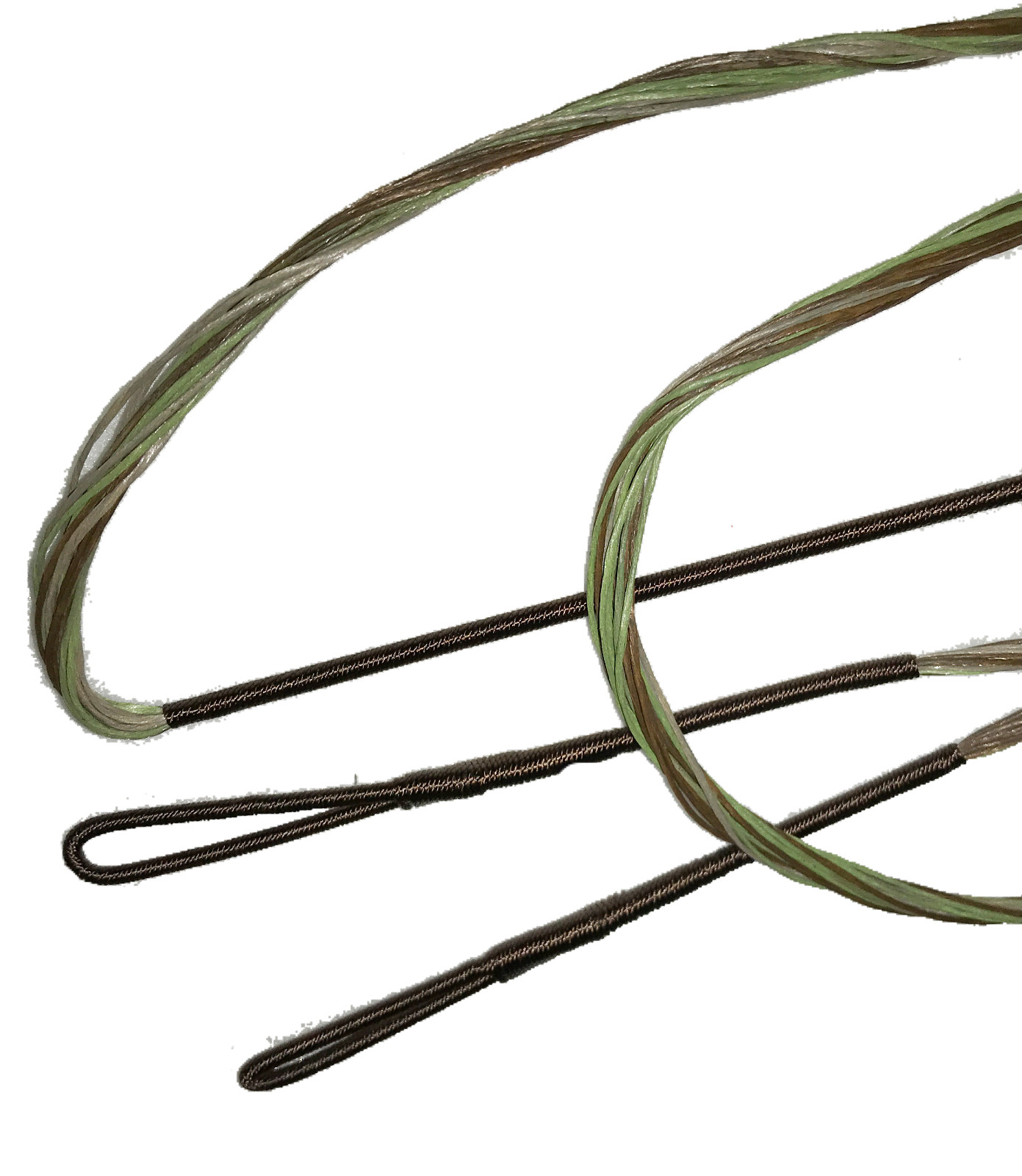 B-50 CAMO 16 STRAND RECURVE BOWSTRING BOW STRING ARCHERY ( ACTUAL INCH LENGTH )