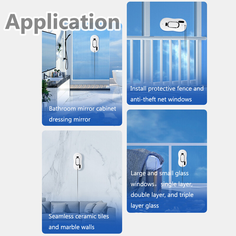Remote Control Automatic Water Spray Window Cleaner Robot Smart Cleaning Tool