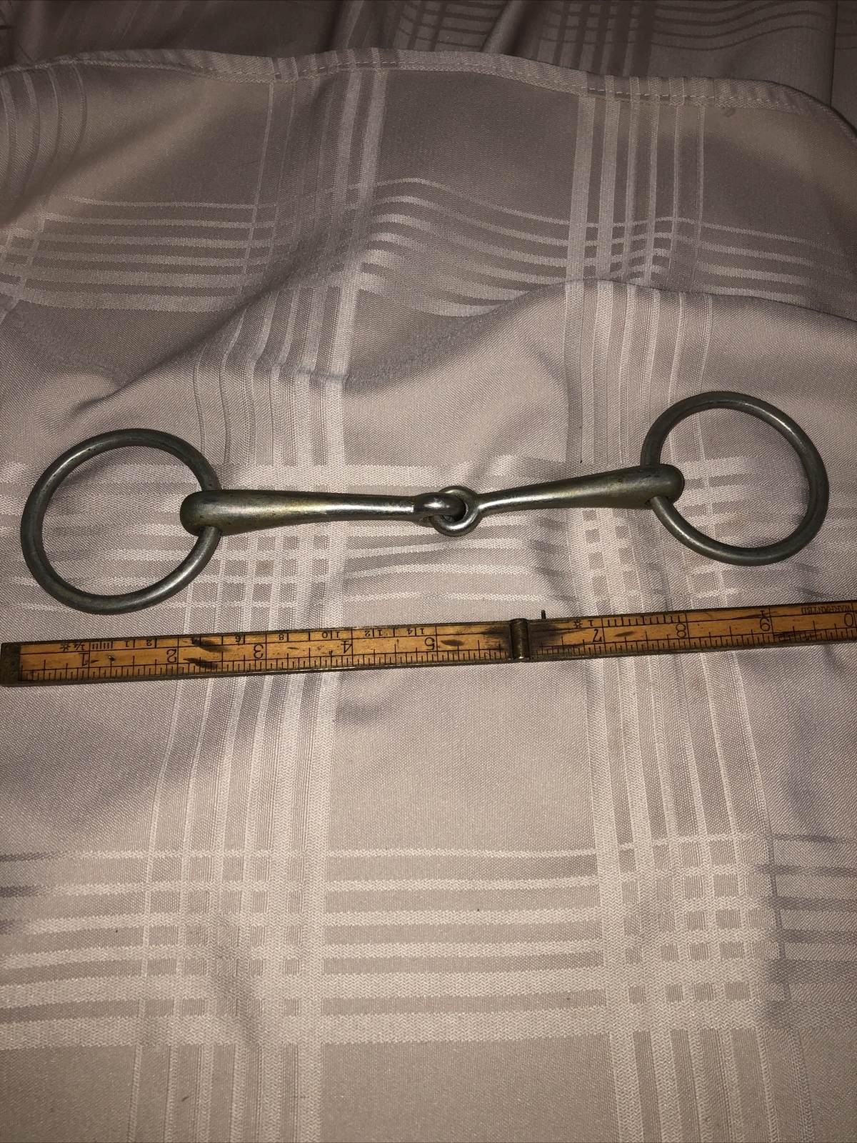 6” Steel Silver Star Snaffle Loose Ring 2.5”