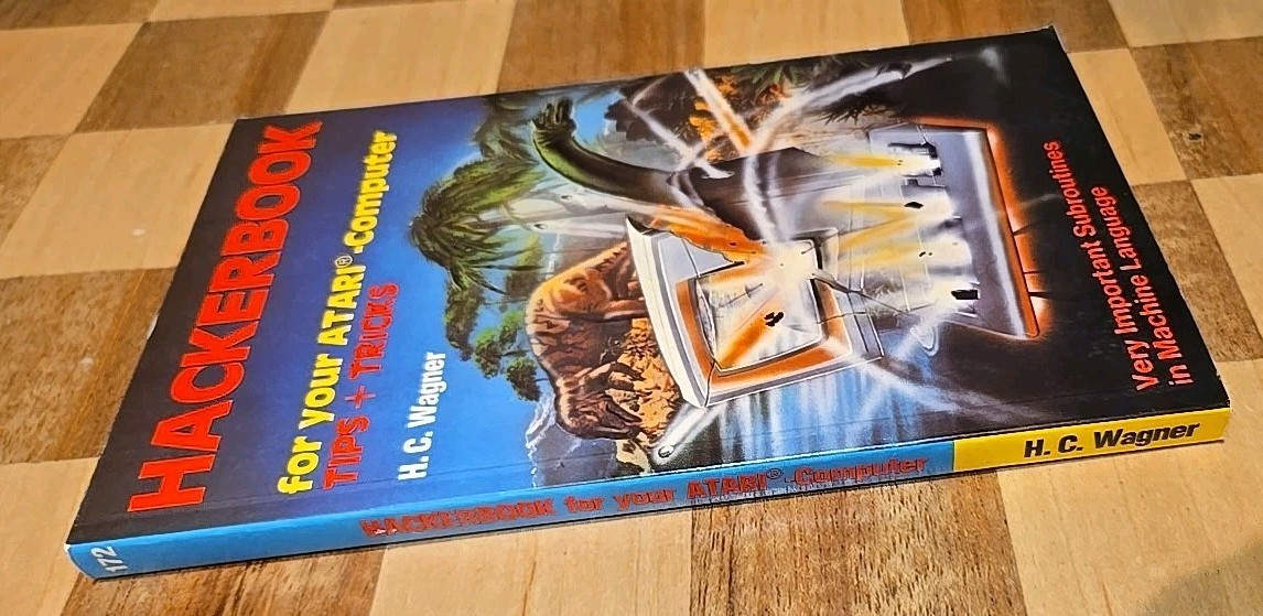 Hackerbook For Your Atari Computer Tips & Tricks HC Wagner 1983 First Edition