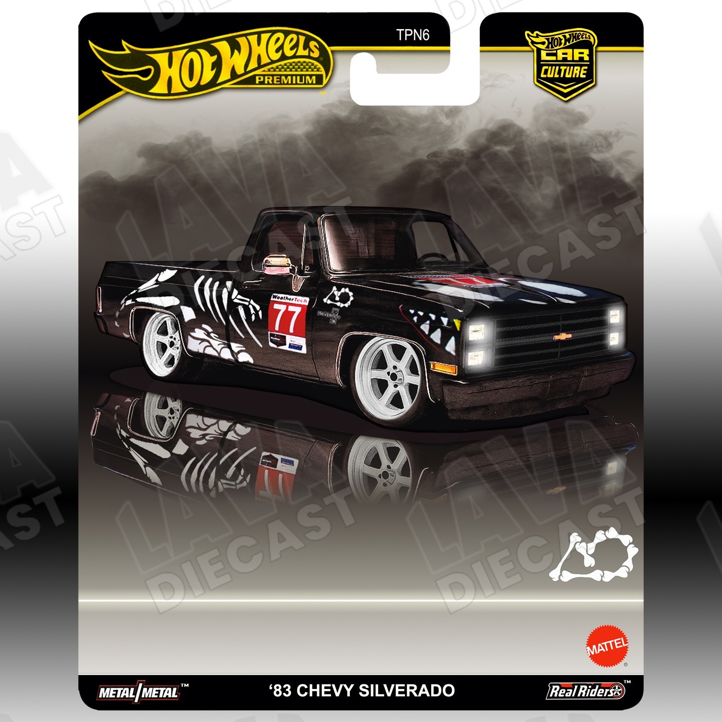 Hot Wheels Halloween REXY '83 Chevy Silverado Truck Custom Card back 1/64 C10