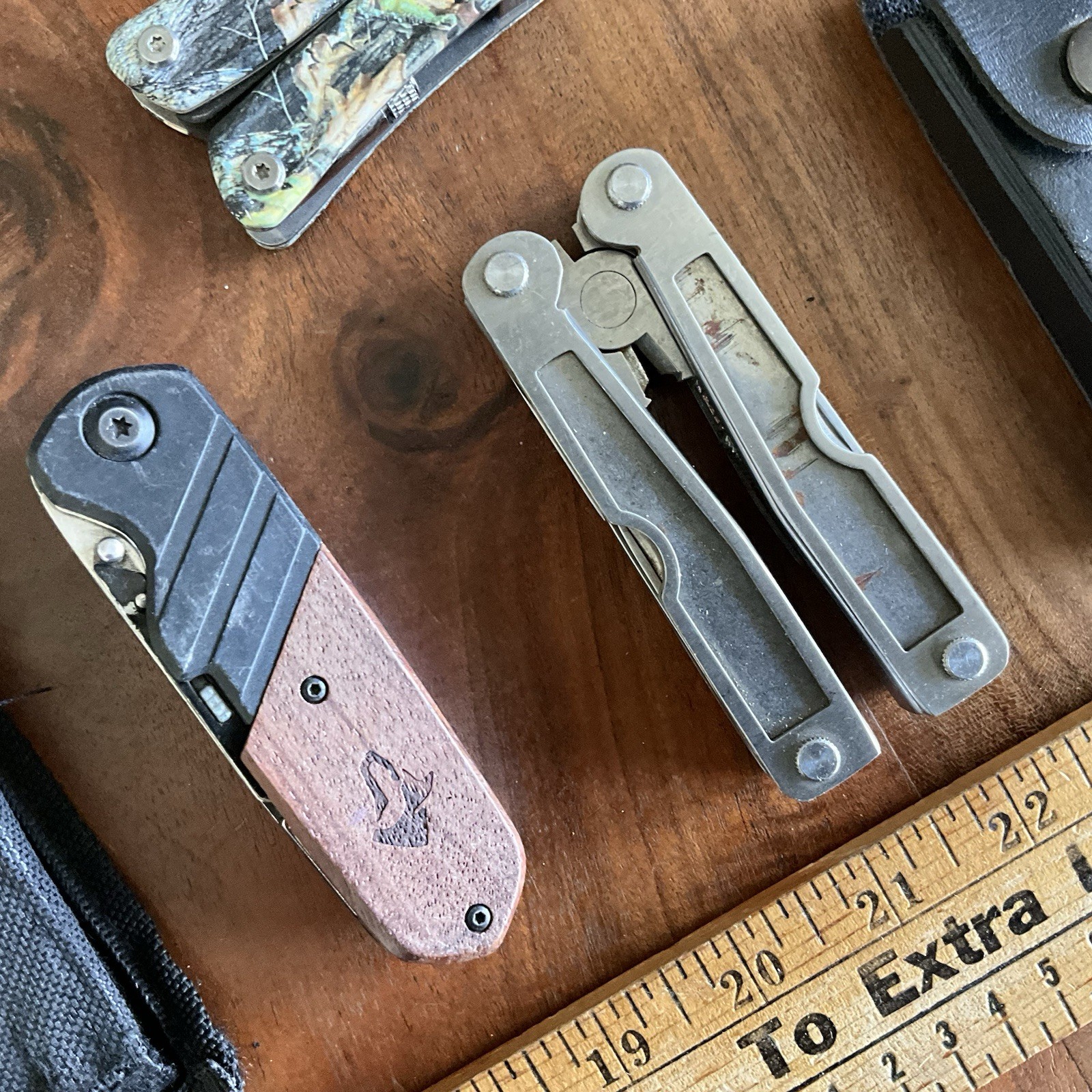 Mixed Pocket Knife Utility Multi-Tool Lot Sheaths