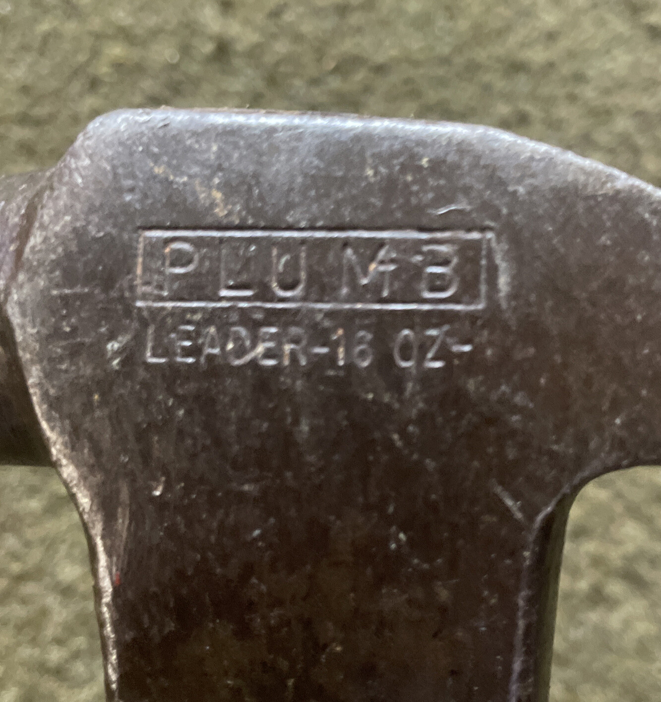 Vintage PLUMB "Leader"  16oz. Curved Claw Hammer Original Handle USA 🇺🇸