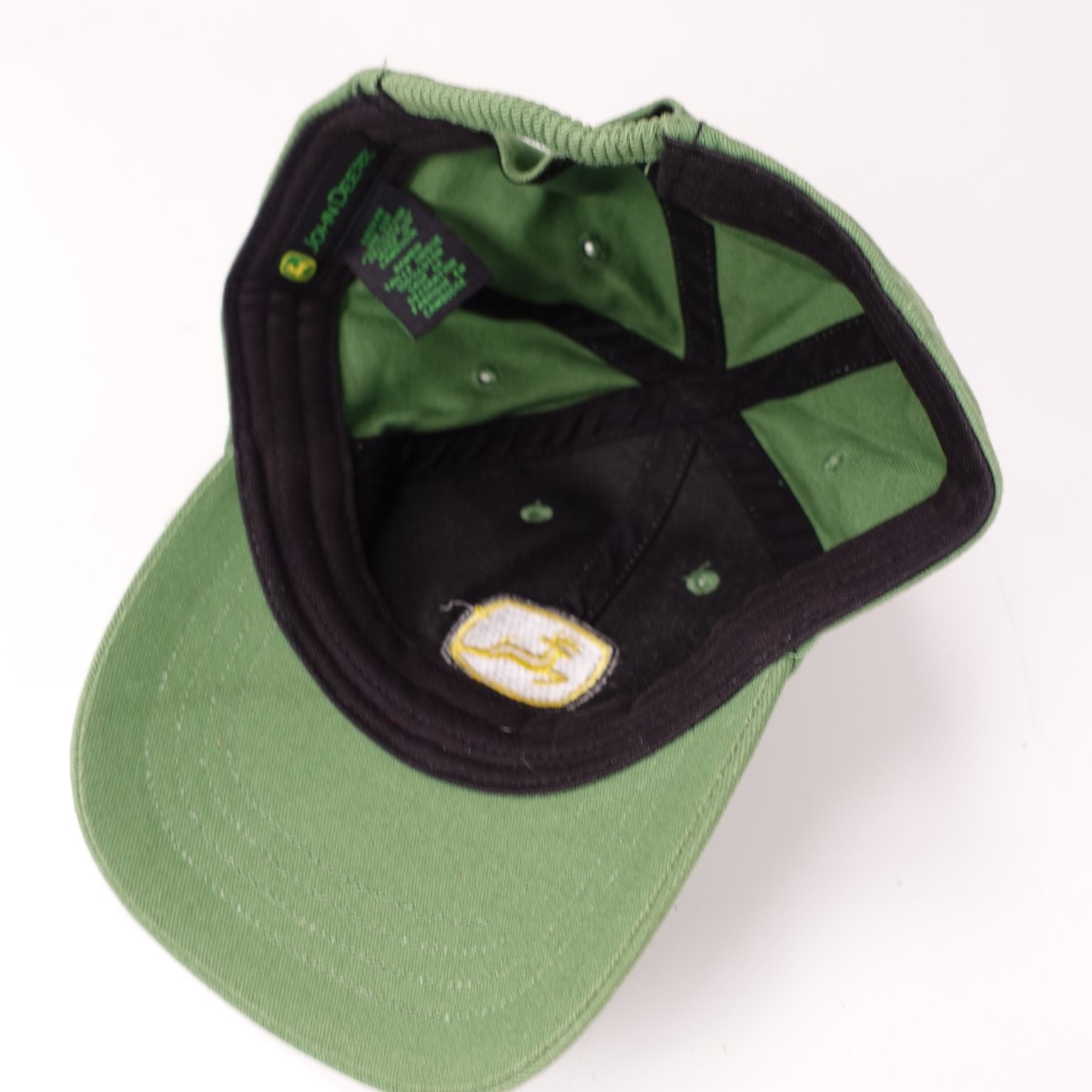 John Deere Boys Hat Green Cotton Adjustable Baseball Cap