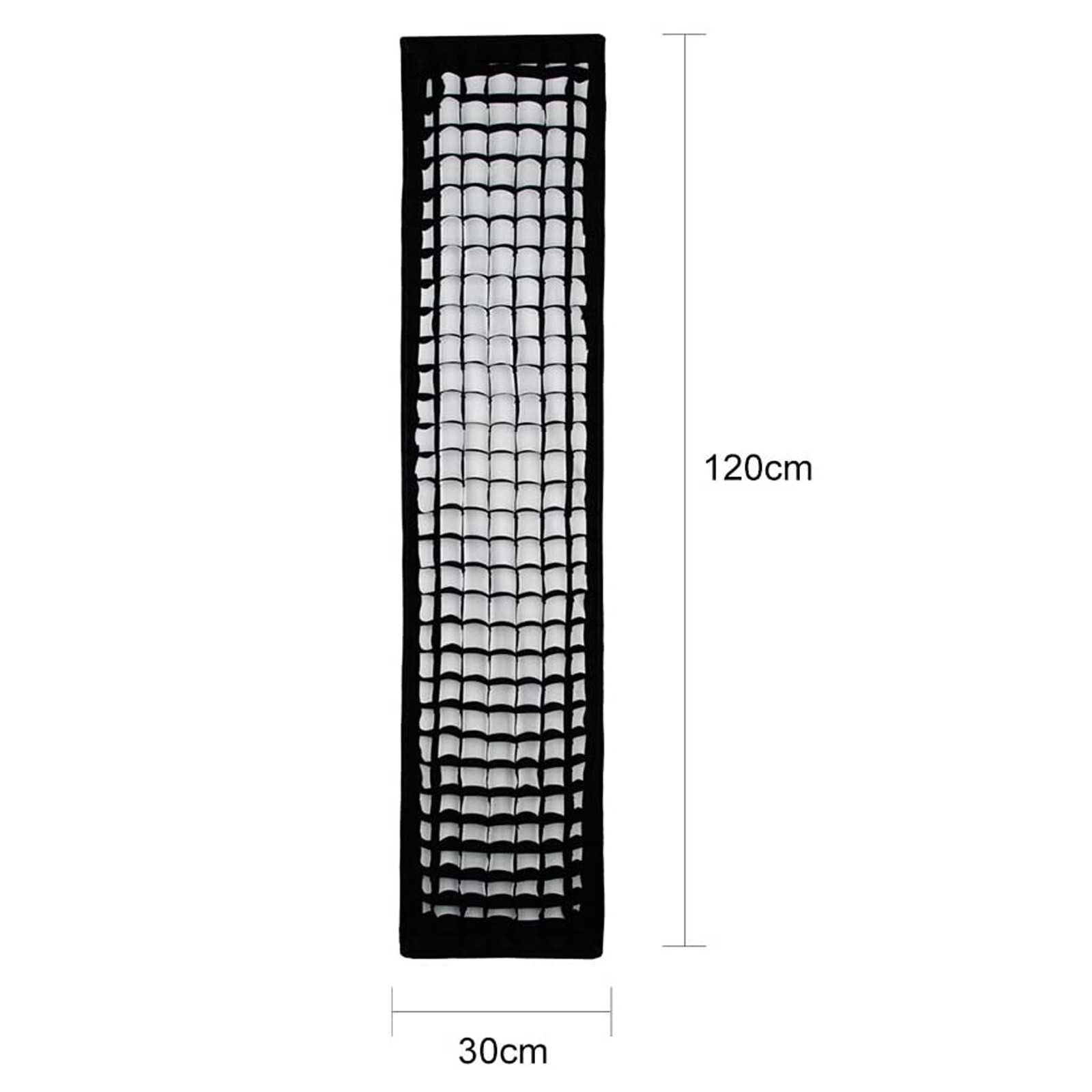 Godox 35x160cm Rectangle Bowens Mount Strip Softbox Grid For Strobe Flash Light