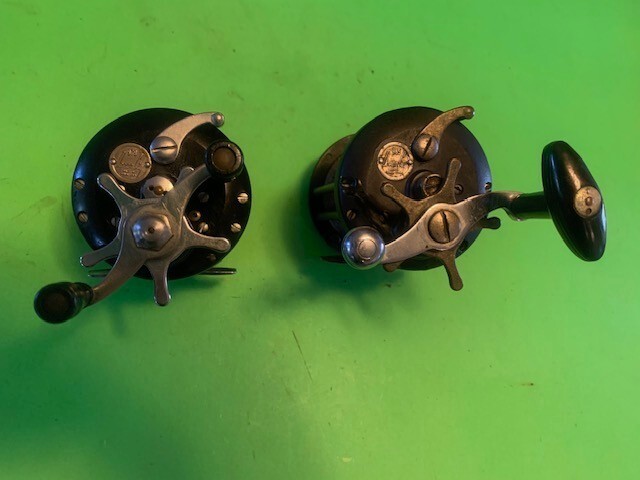VINTAGE OCEAN CITY 979 & OCEAN CITY 985 CONVENTIONAL FISHING REELS
