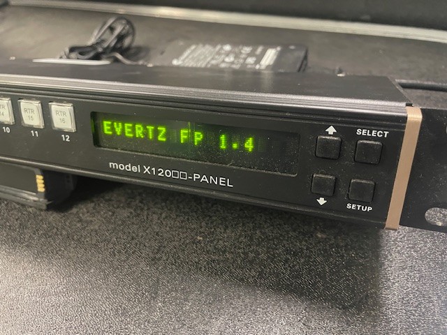 Evertz X120X-PANEL Universal Remote Control Panel