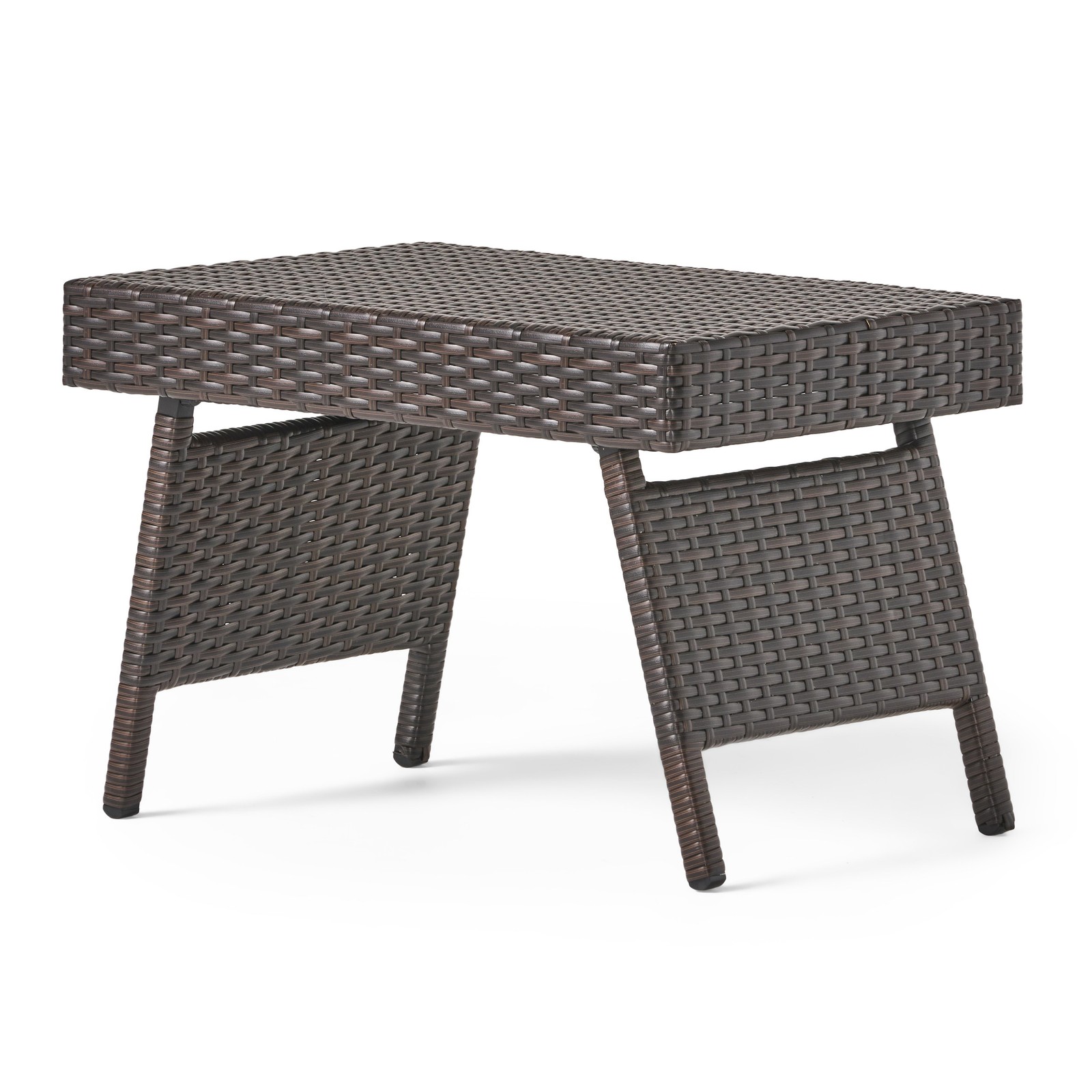PE WICKER SNACK TABLE