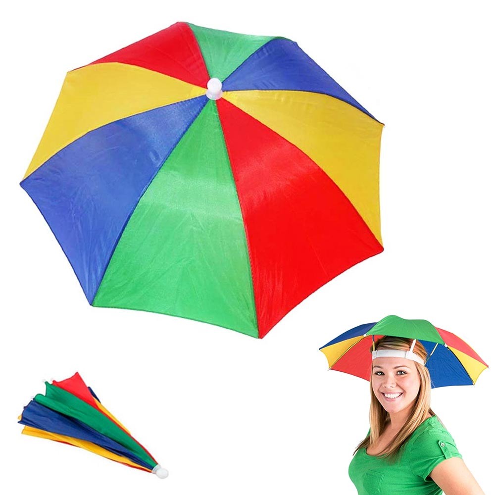 Umbrella Colorful Hat Outdoor Golf Camping Beach Hot Adjustable