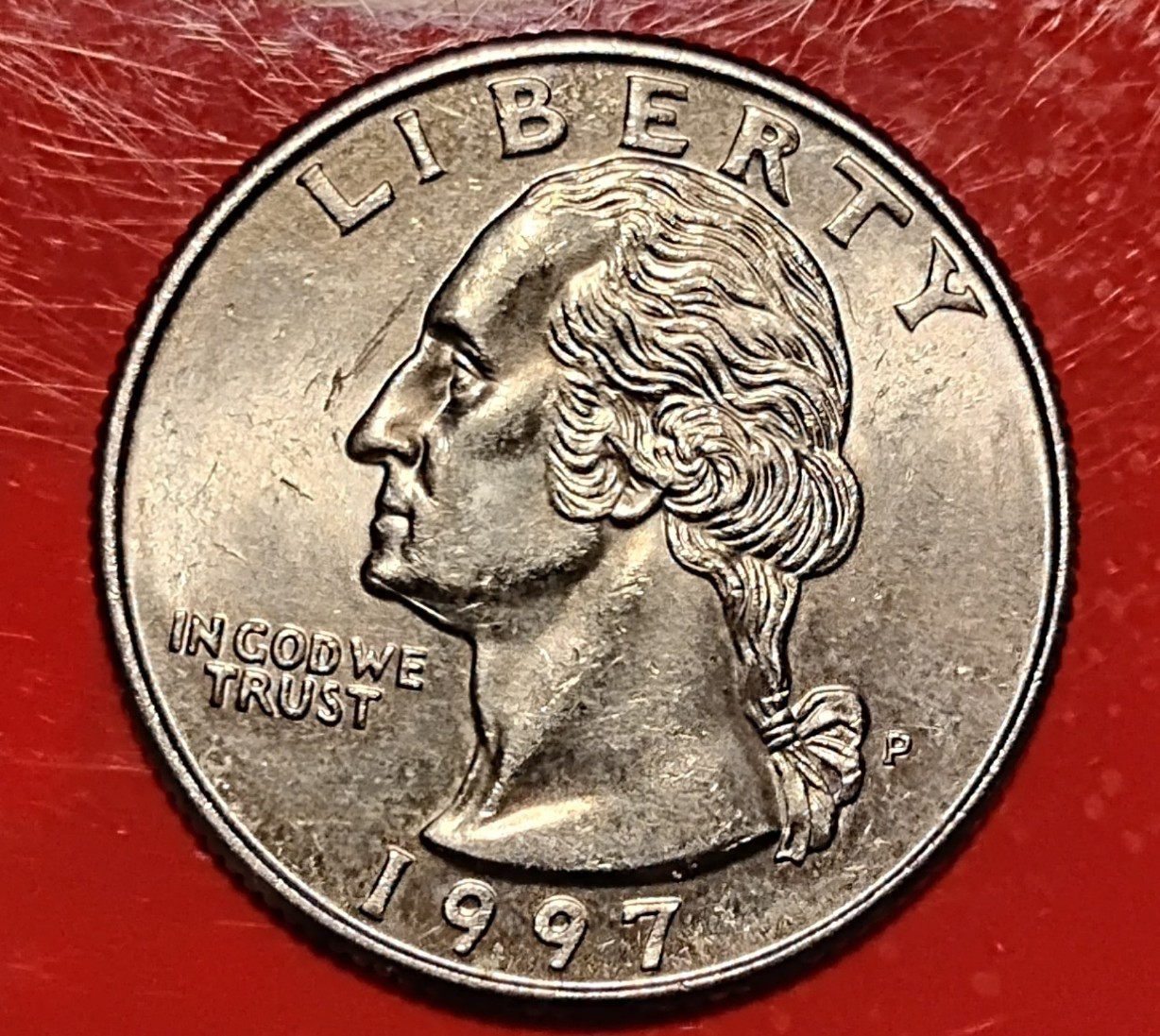 1997 P Washington Quarter