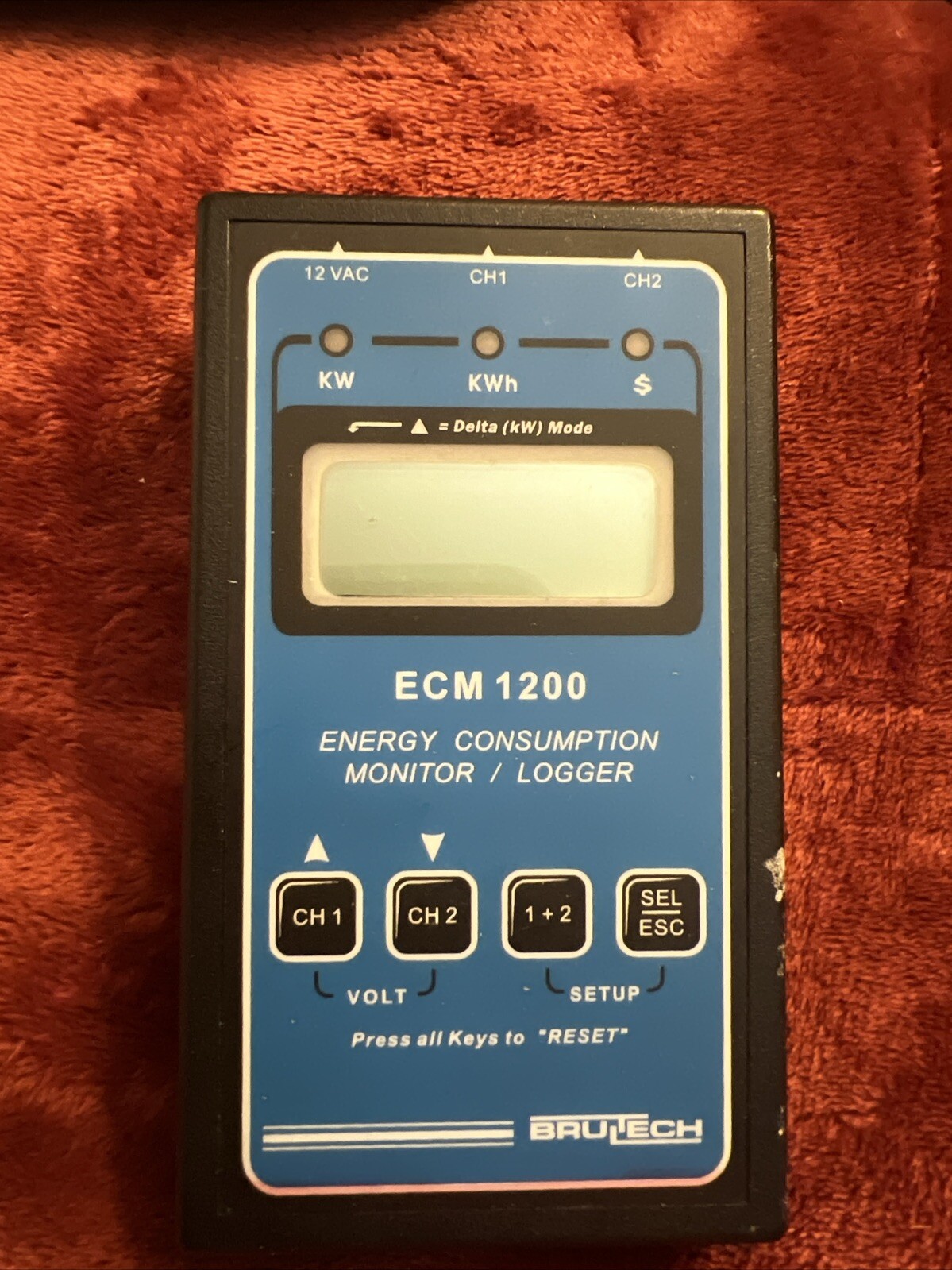 Brultech ECM 1200 Energy Consumption Monitor HEAD UNIT ONLY PHOTO WHAT YOU GET