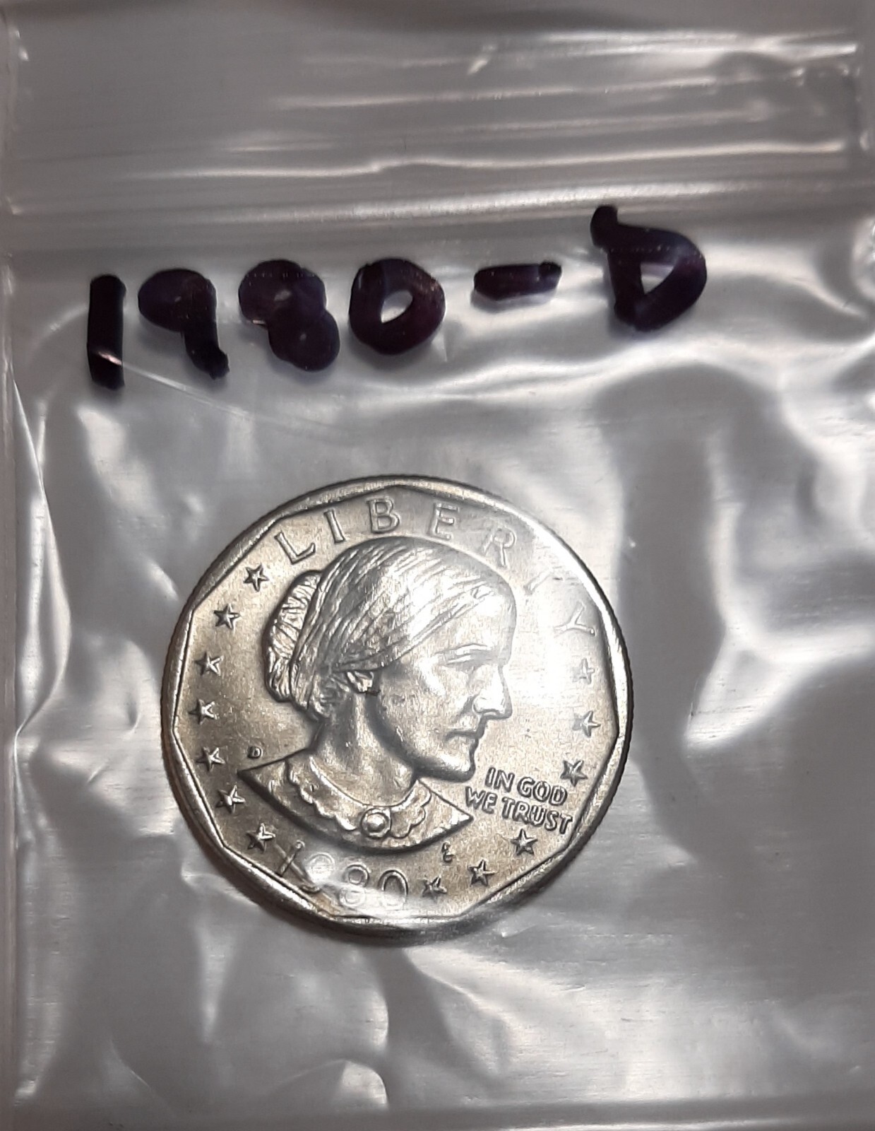 1980-D SUSAN B ANTHONY DOLLAR