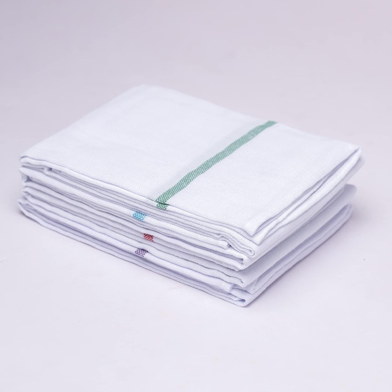 Traditional Cotton Kerala Thorthu Bath Towel (Size: 44 X 22 inch, Pack of 4)