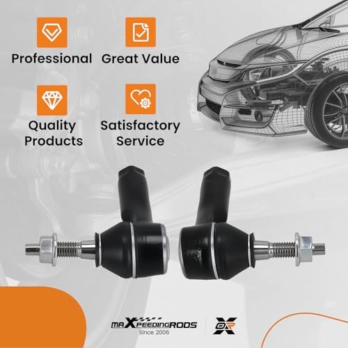 2Pcs Front Outer Tie Rod Ends for Chevrolet Trax 2013-2022 Buick Encore 2013