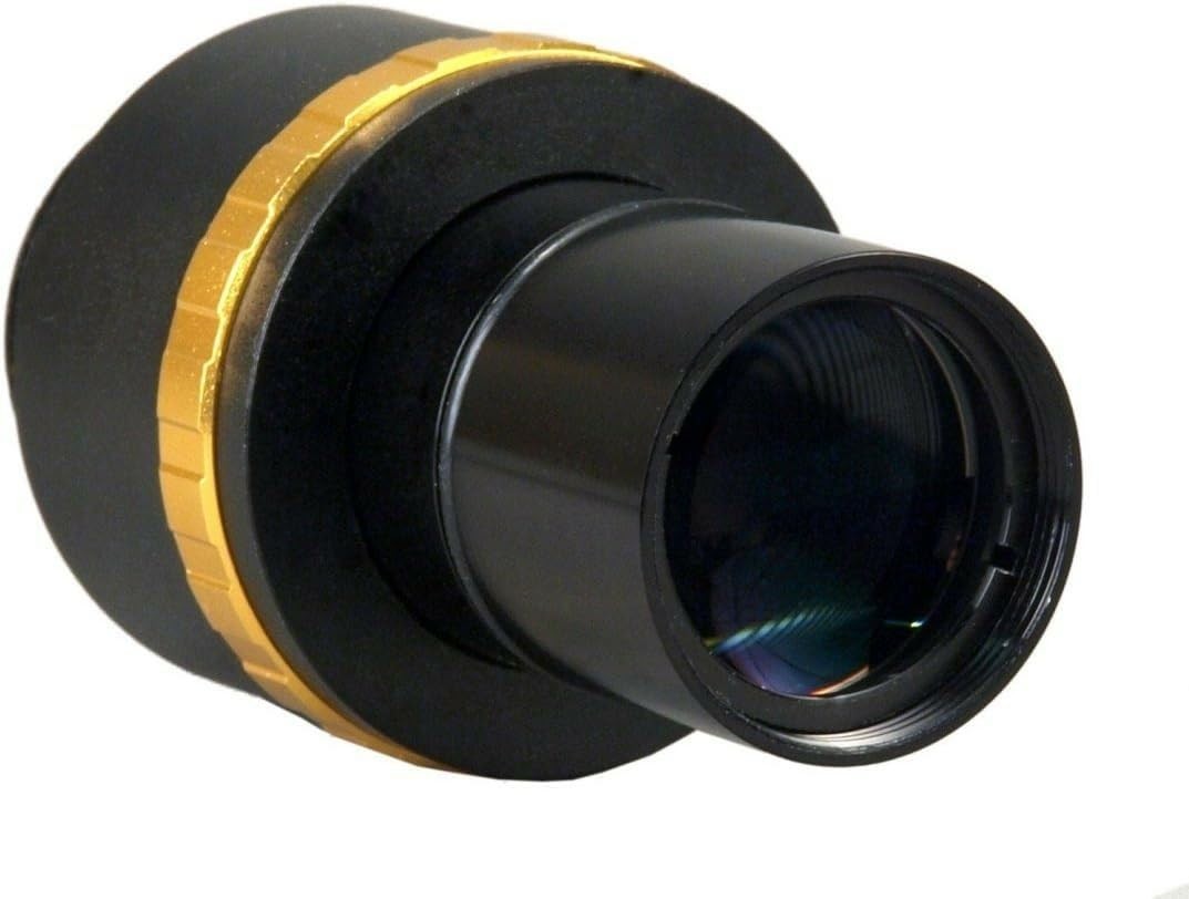 OMAX 0.5X Adjustable Reduction Lens for Microscope Camera Black