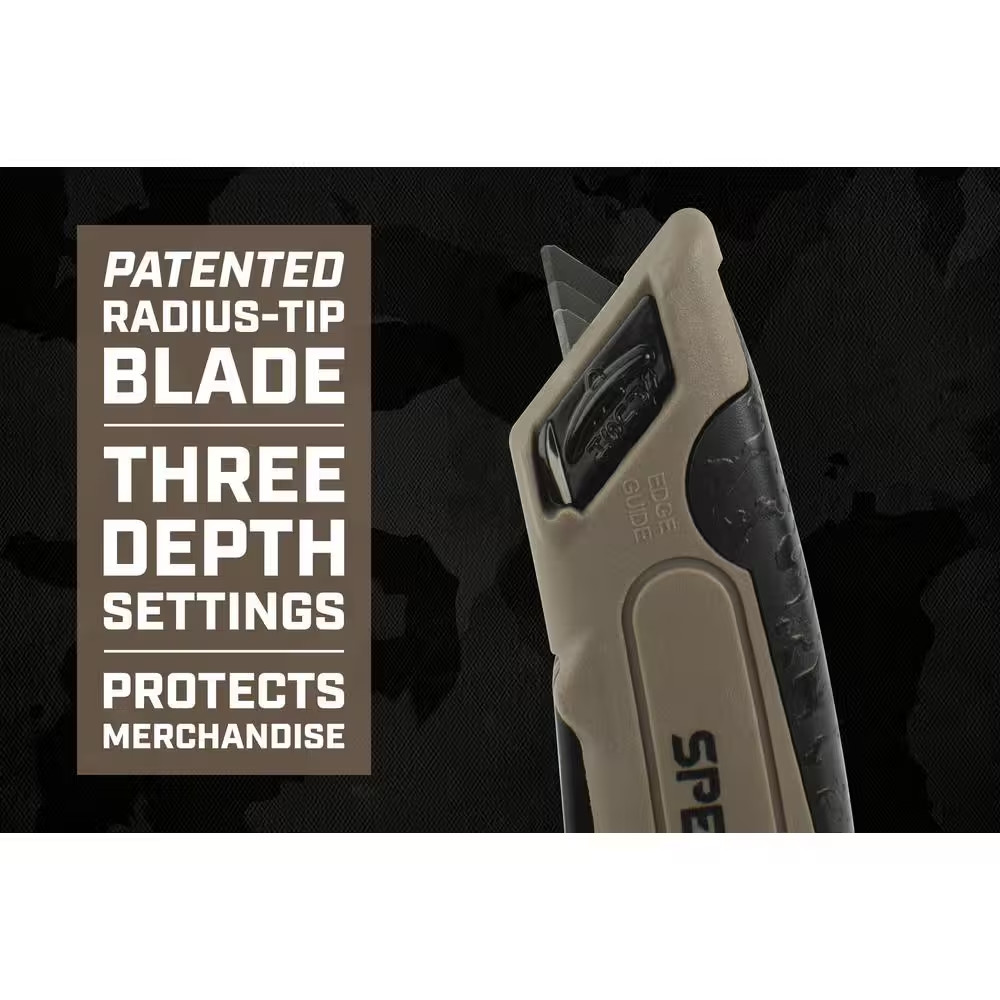 Safety Knife Box Cutter, Includes Holster & Lanyard