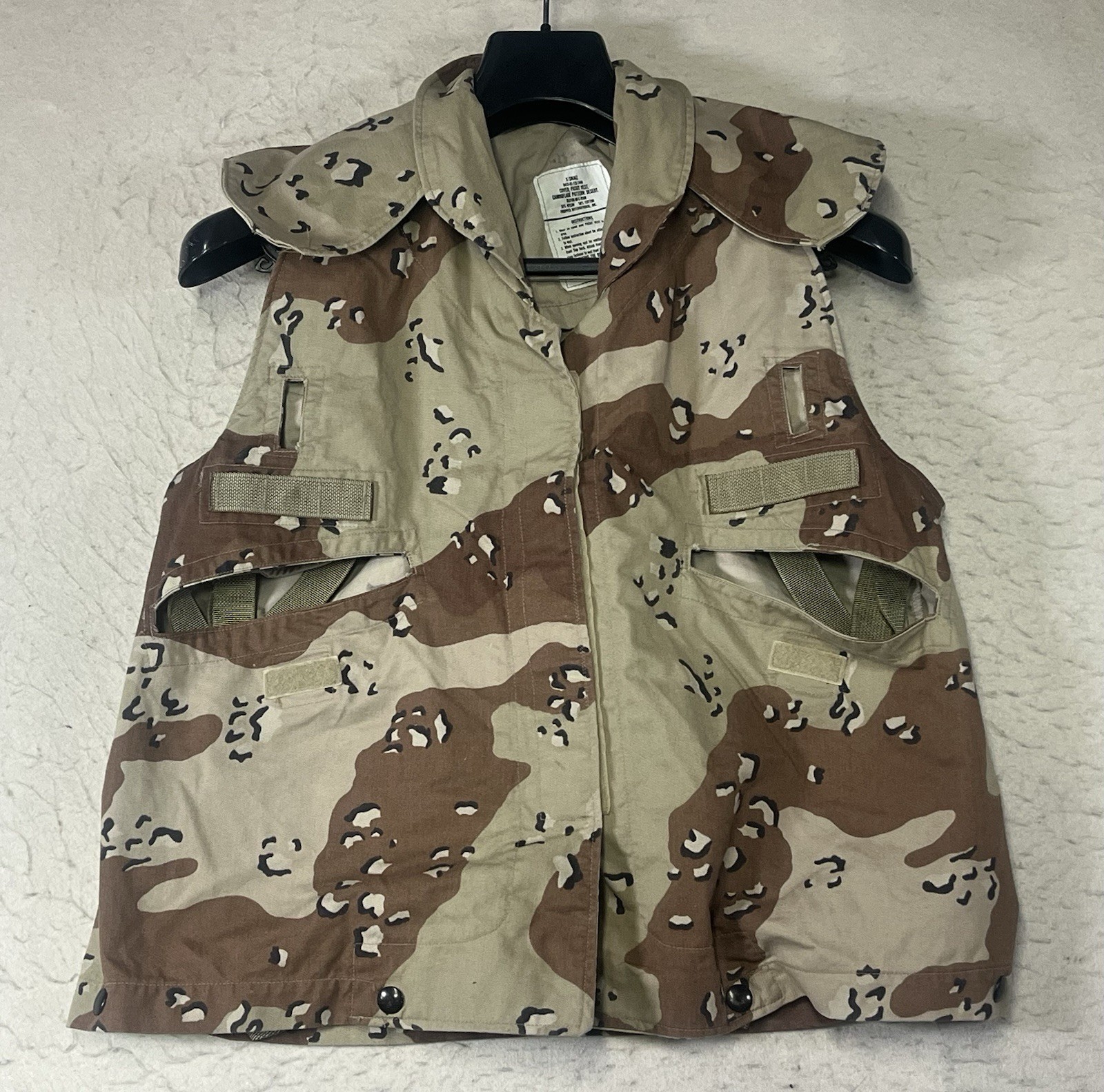 USGI Military PASGT Vest  Desert Pattern Color Camo size XS