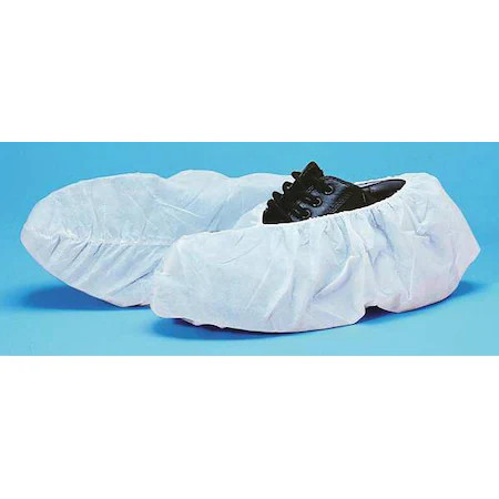 Keystone Safety Sc-Cpe-Xl-White Disposable Shoe Covers, Polypropylene, White,