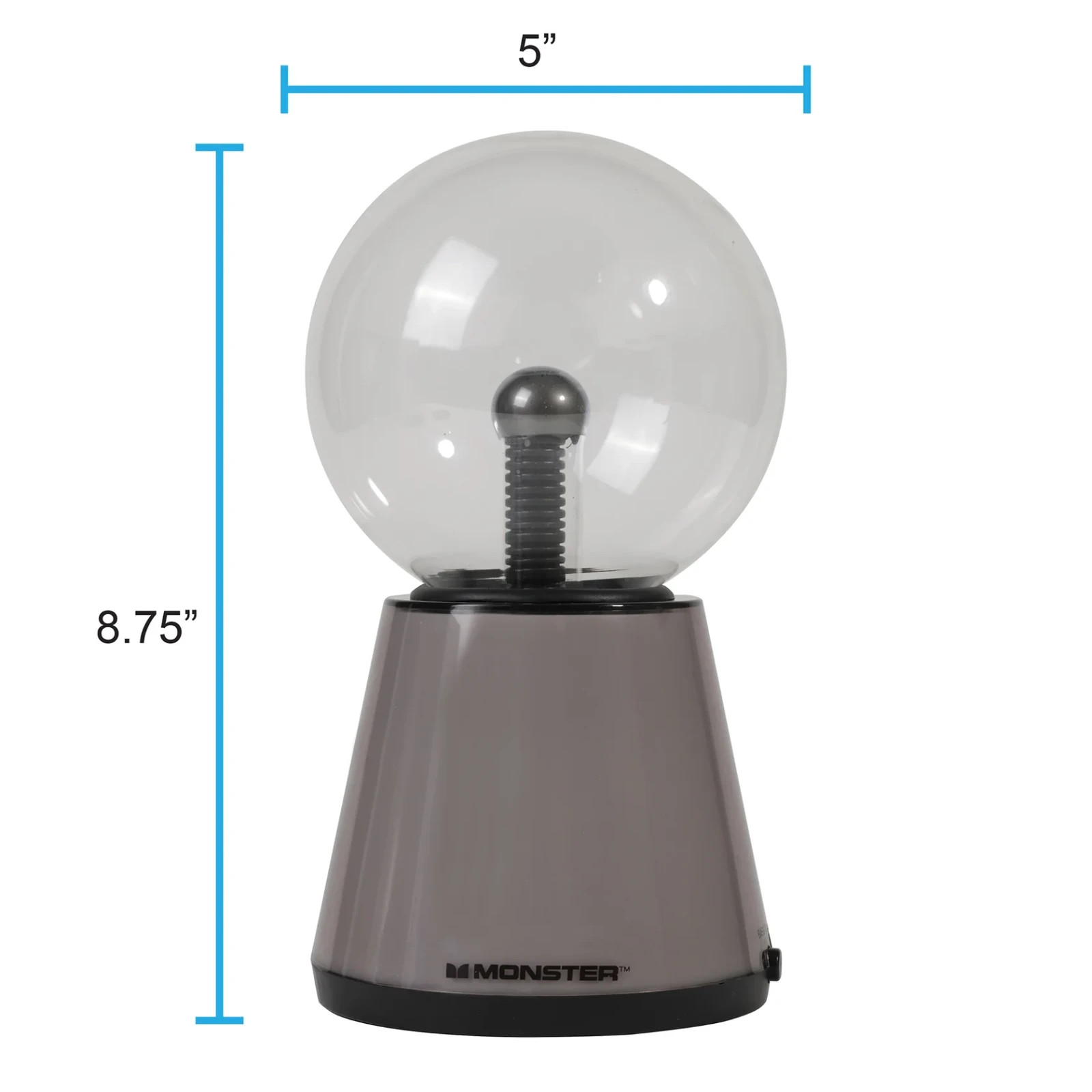 Monster 5.5" Multicolor Plasma Sphere Lamp Touch Activated Science