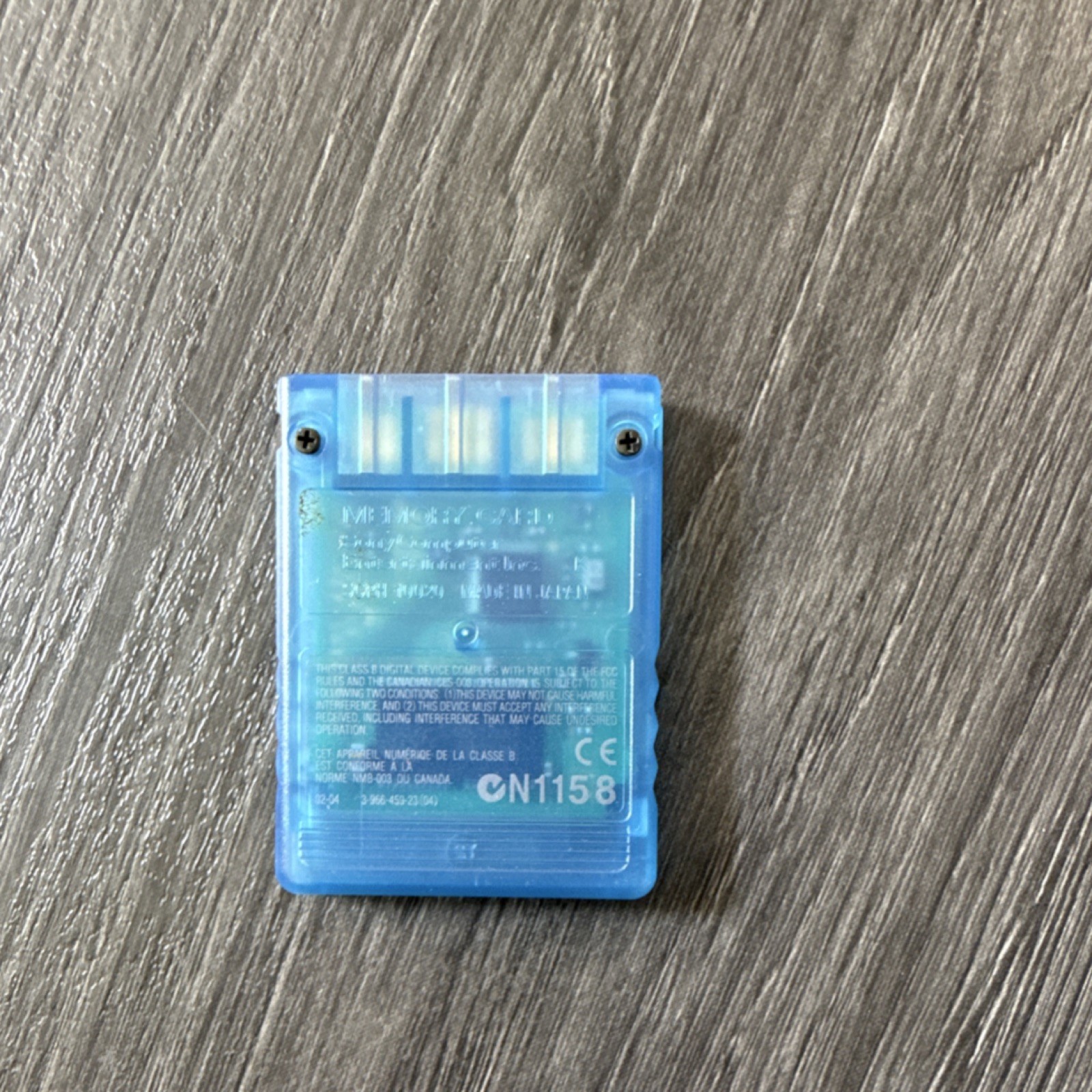 Sony PlayStation 2 8MB MagicGate Memory Card Blue SCPH-10020