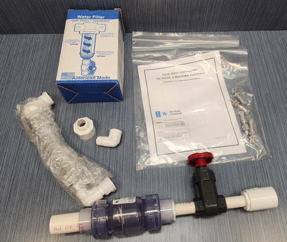 Acid-Rite 450 Install Kit for Feeder Series 450