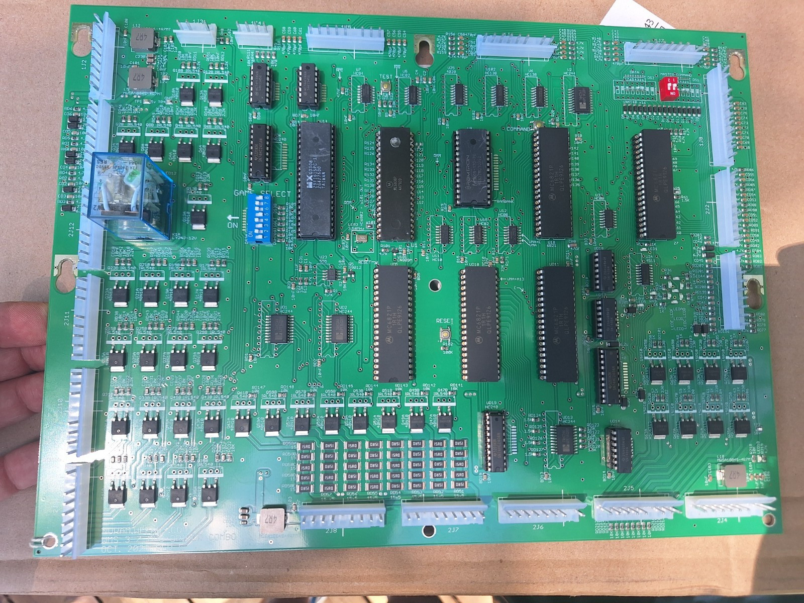 WEEBLY Williams System 3, 4, 6,  7 MPU & Driver Combination PCB. Made in USA