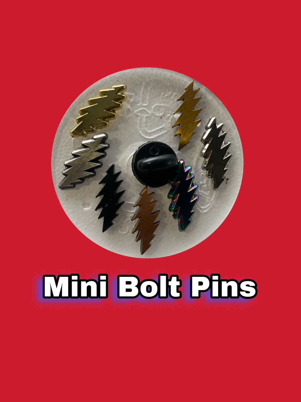 10 Assorted grateful dead mini bolts hat pins