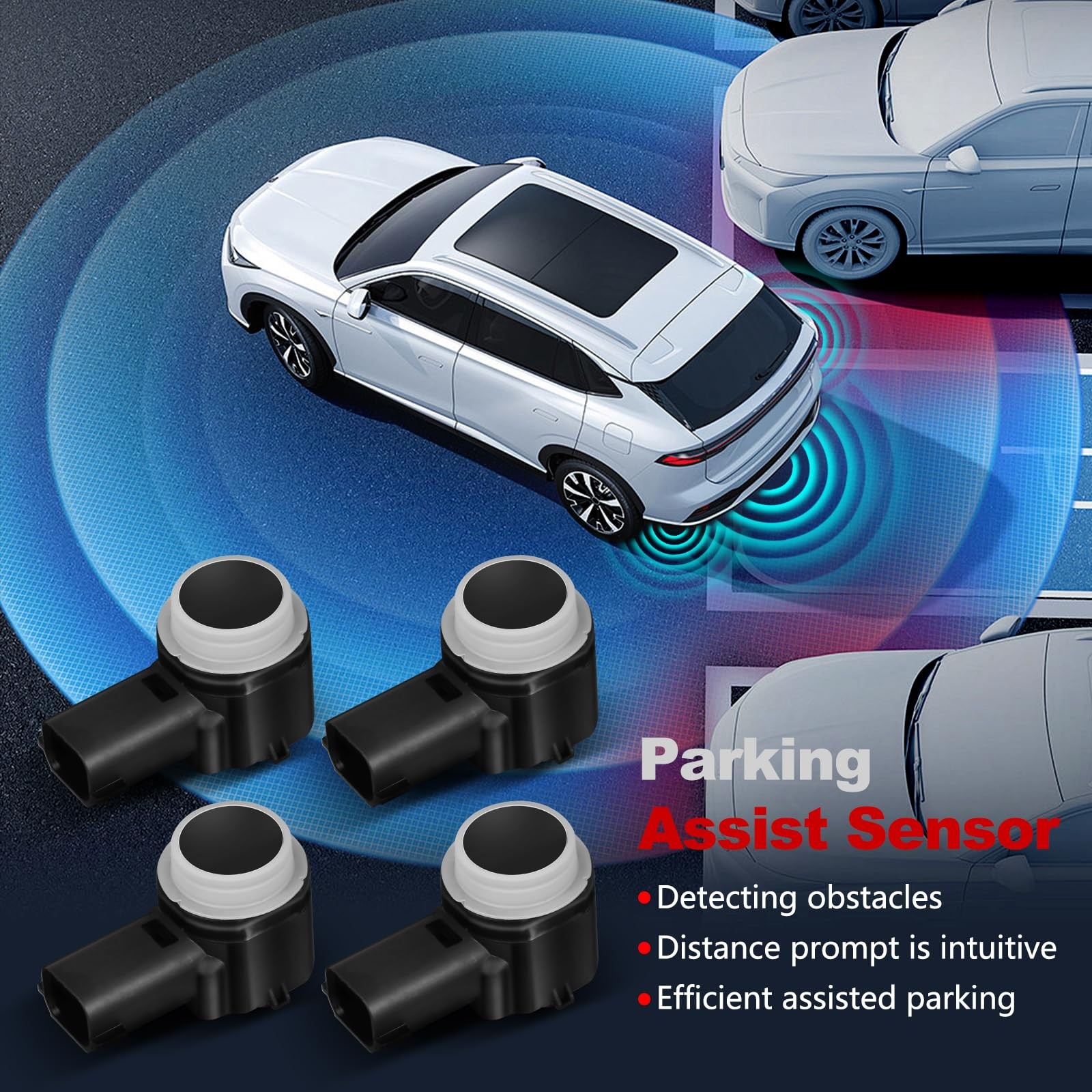 Parking Assist Sensor Compatible with Ford Edge Escape Expedition Explorer Fl...