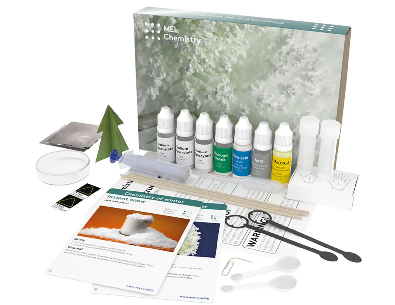 [NEW/SEALED] MEL Science Chemistry CHEMISTRY OF WINTER Supplemental Kit (12+)