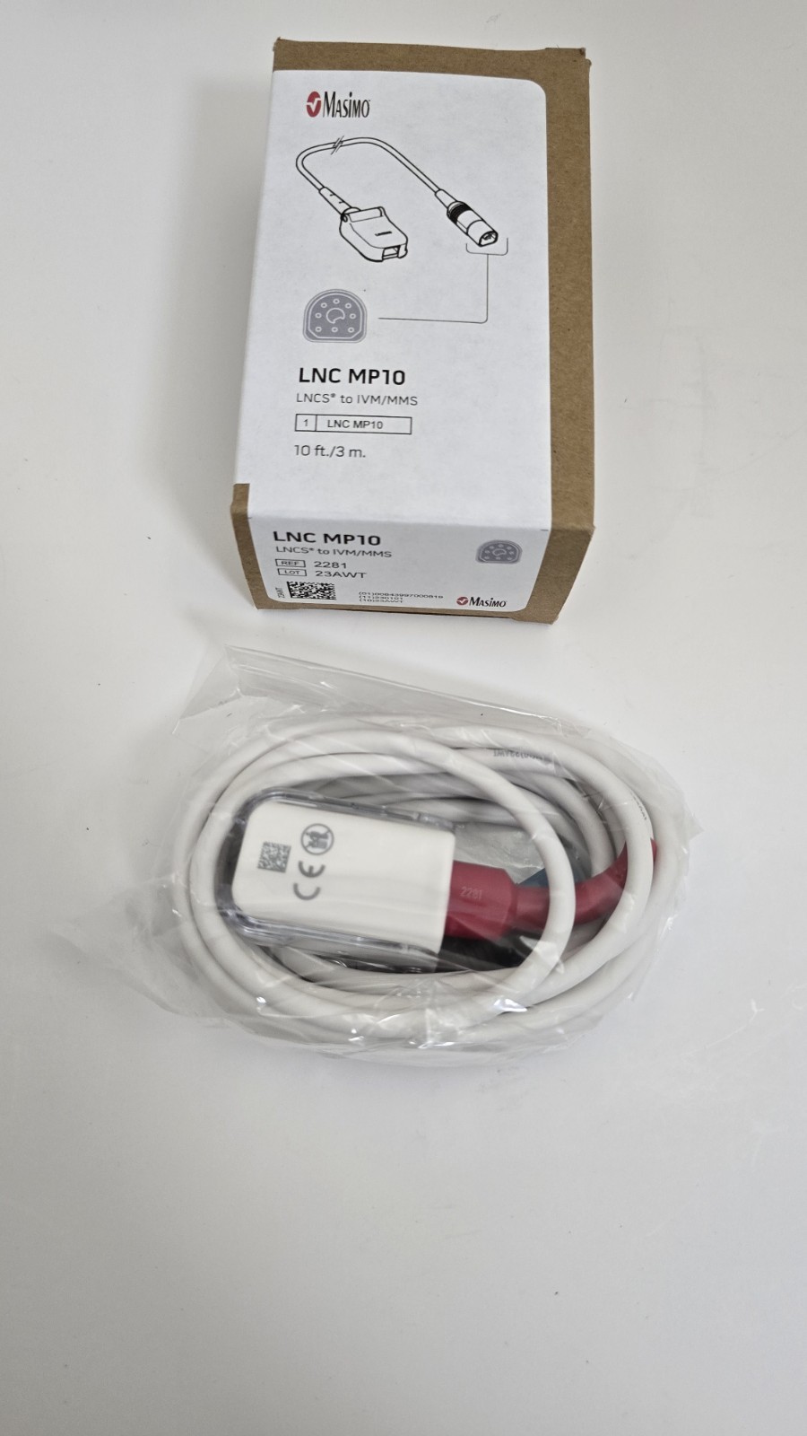NEW!!! Masimo 2281 LNC MP10 PHILIPS SP02 Extension