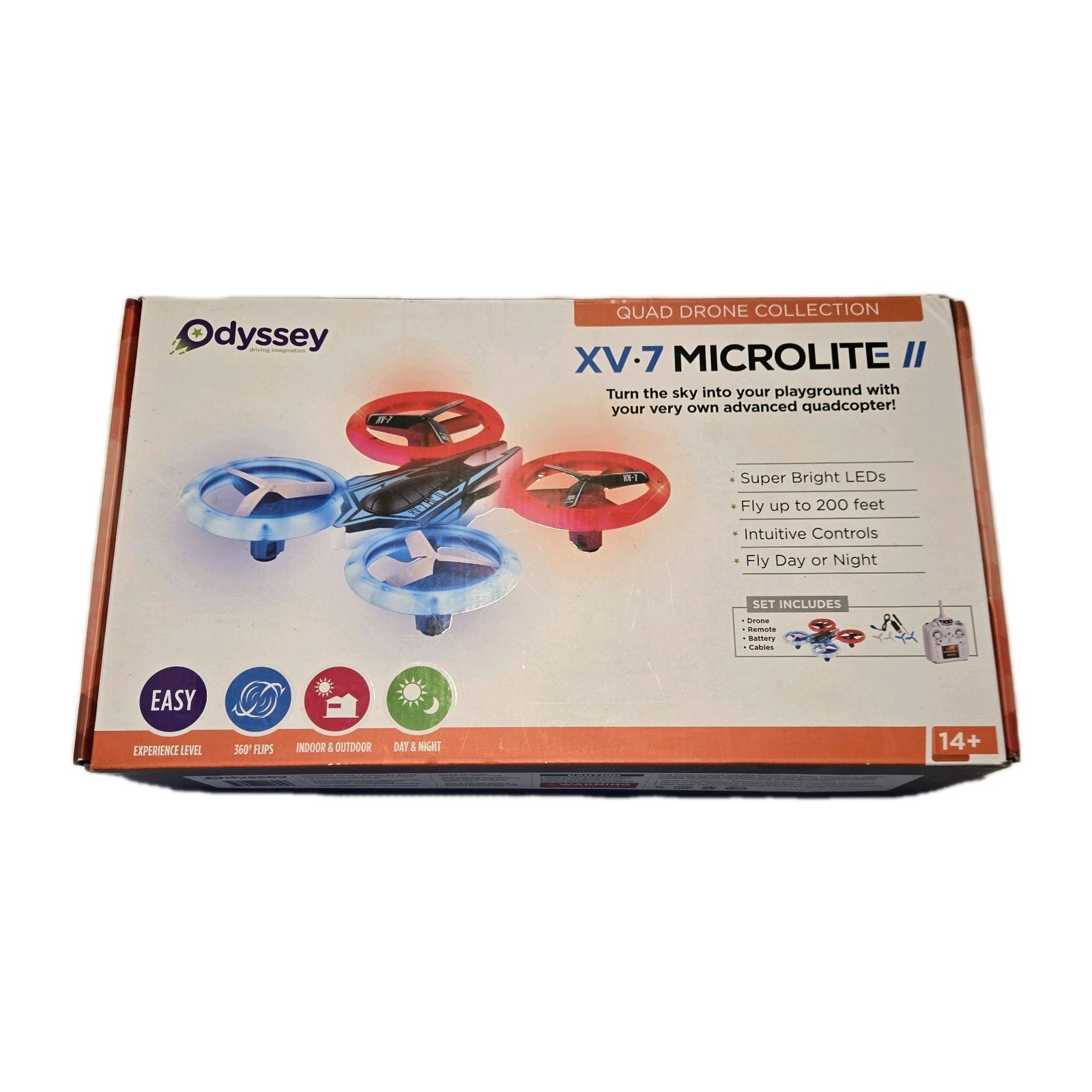 Odyssey Quad Drone Collection XV-7 Microlite, In Original Box