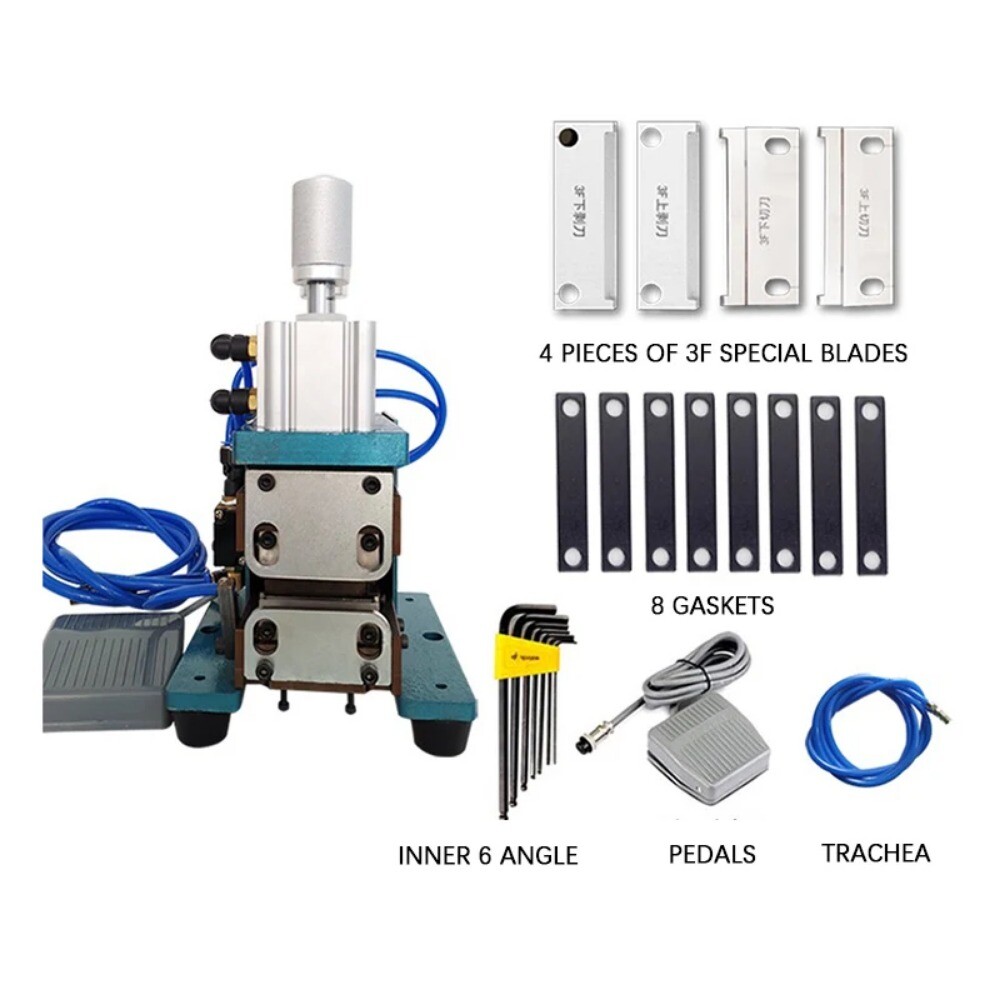 3F Core Wire Pneumatic Stripping Machine Blade Peeling and Peeling Automatic，