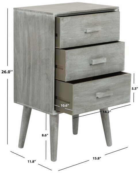 Safavieh POMONA 3 DRAWER ACCENT TABLE, Reduced Price 2172752164 CHS5700C