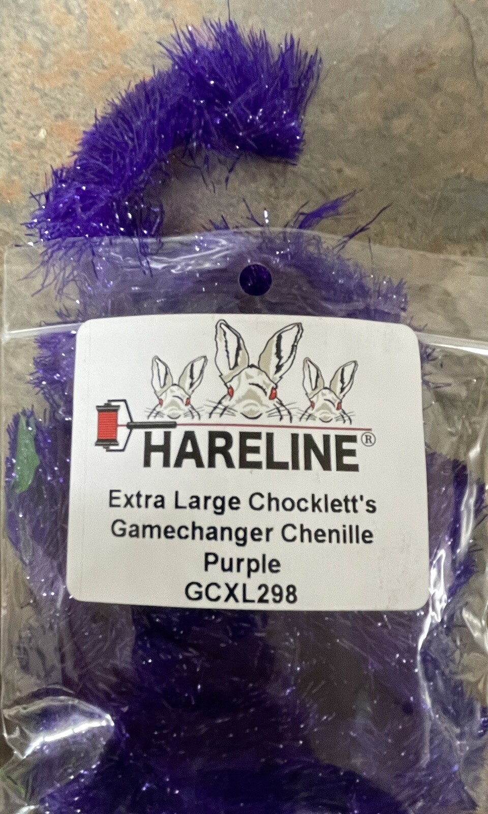 EXTRA LARGE CHOCKLETT'S GAME CHANGER CHENILLE. FLY TYING GAMECHANGERS. 10 COLORS