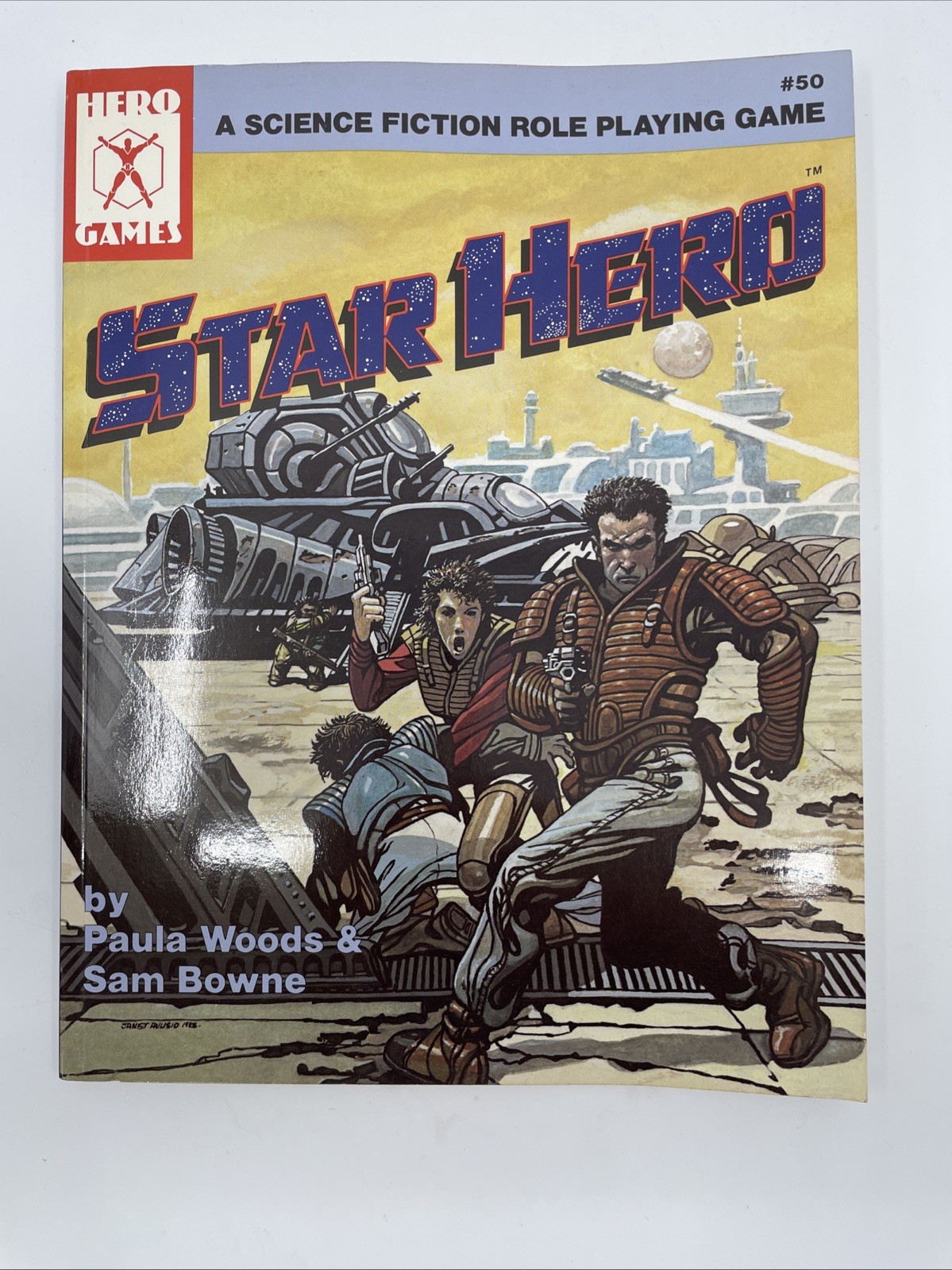 Star Hero By Paula Woods & Sam Bowne Role Playing Game #50 WHI41