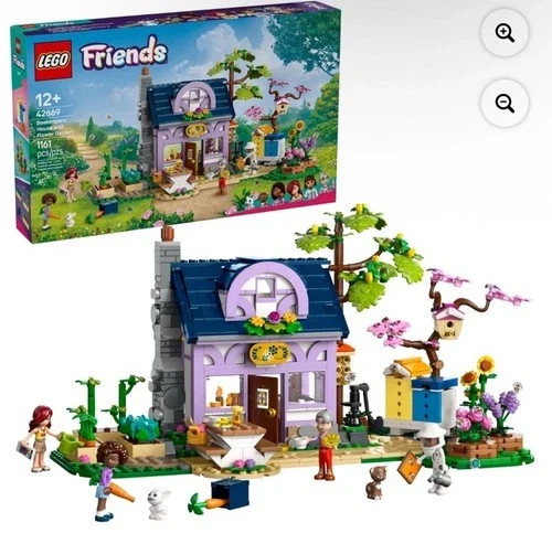 LEGO Friends Beekeepers House Flower Garden 42669 Set - New