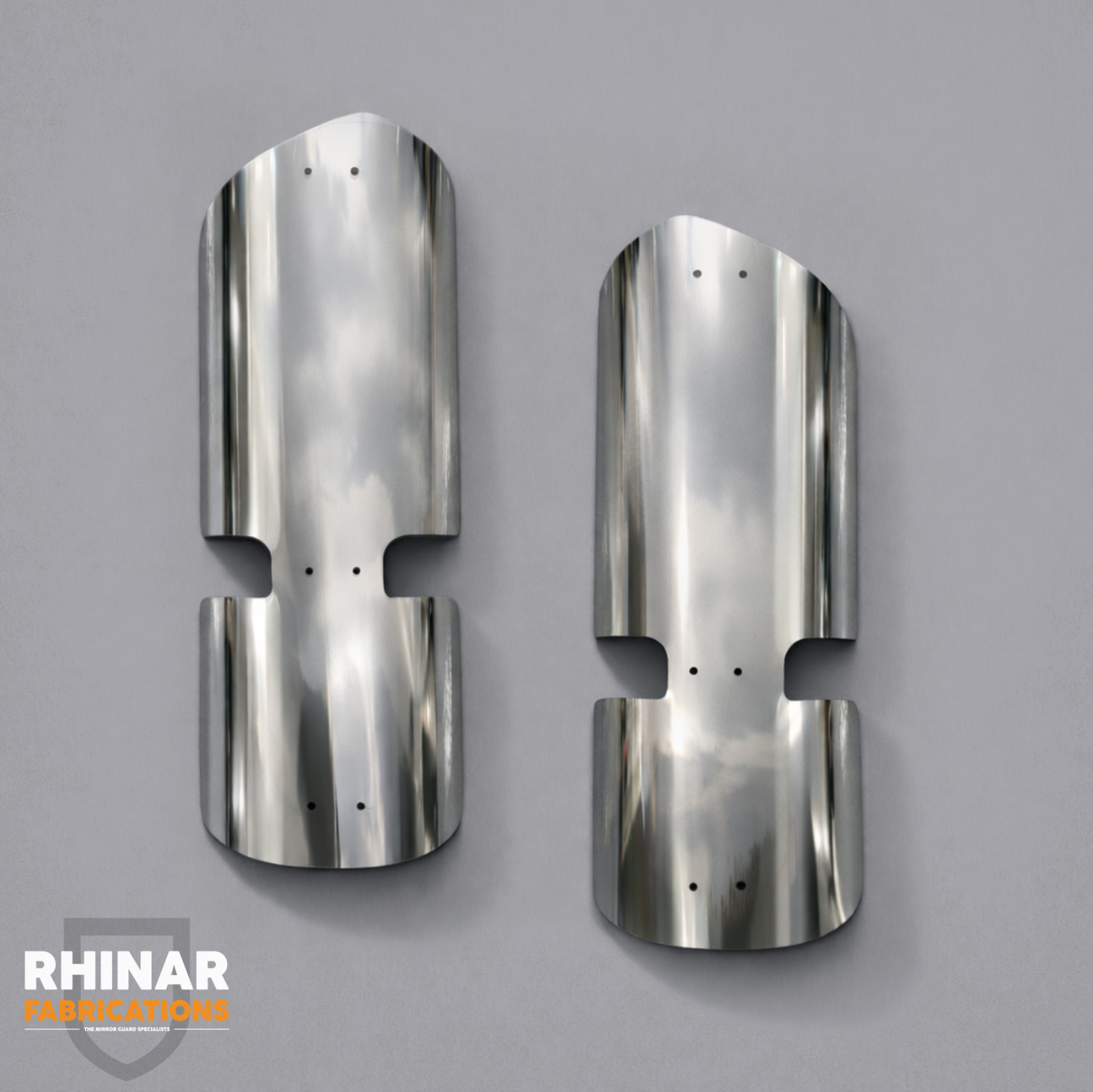 Mirror Guards RENAULT D 2024 onwards (Stainless steel) Pair