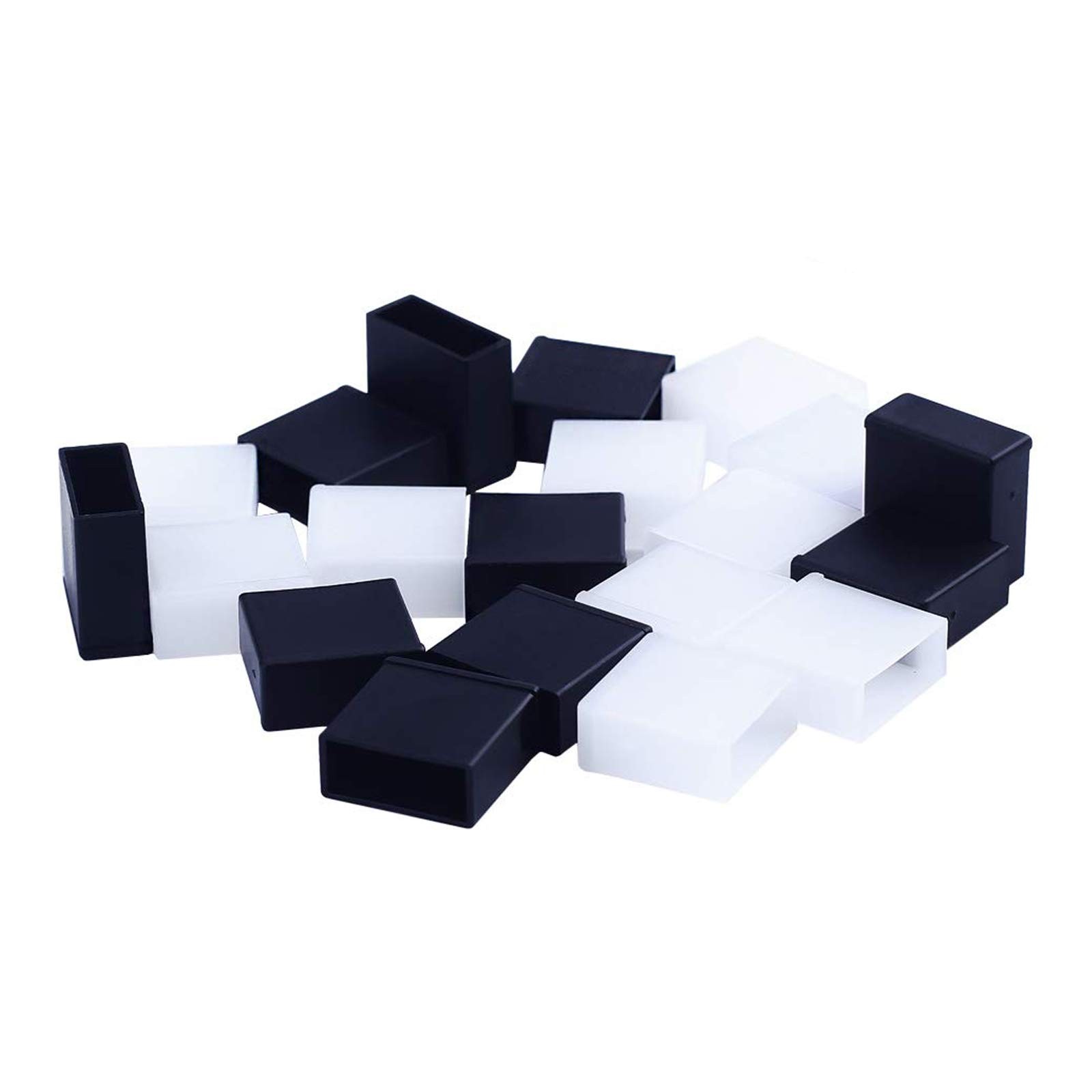 USB Cover Cap, 20 Pcs Black Clear Plastic USB A Male Anti-Dust Plug Cover for...