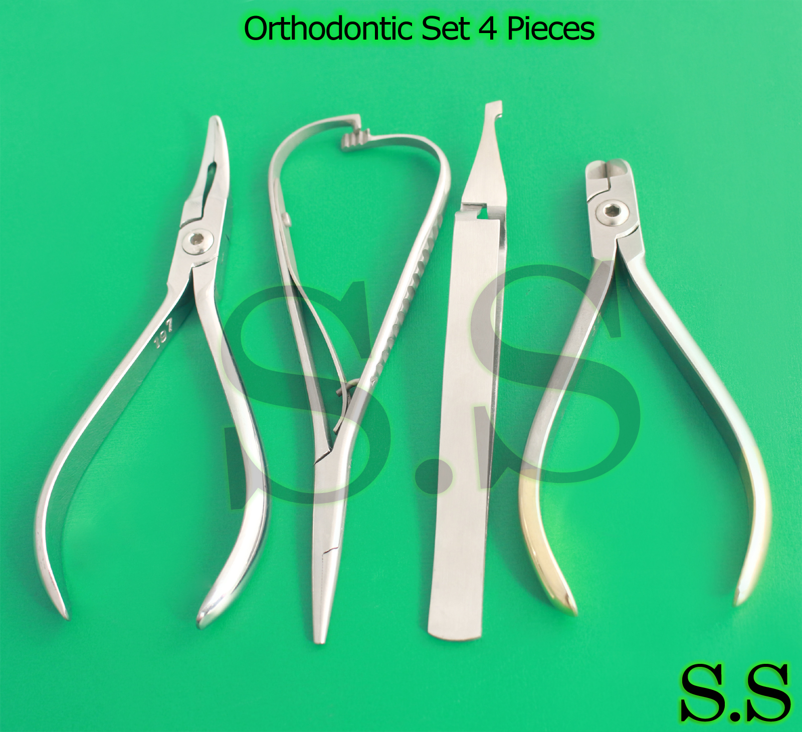 New Orthodontic Plier kit Hard Wire Cutter Weingart Plier Matheiu Needle DN-2105