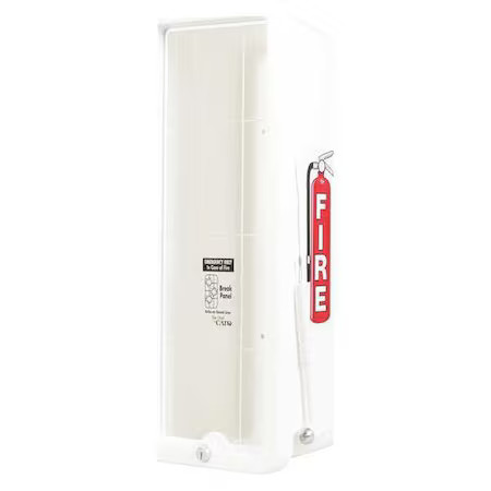 Cato C11001-H-I-Etlgr Fire Extinguisher Cabinet, Surface Mount, 23 1/4 In