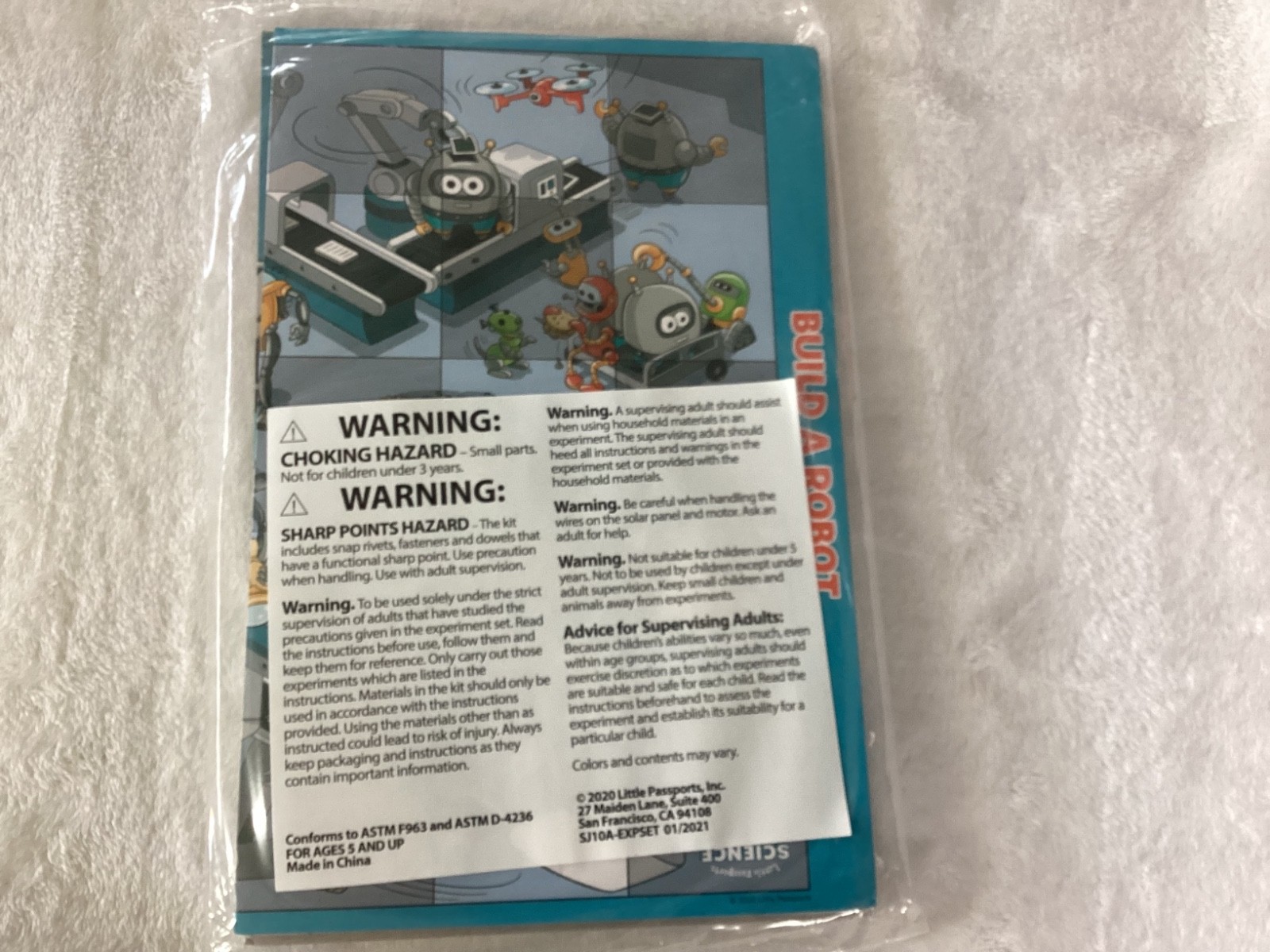 2 Little Passports Science Junior Kits “Robots” & “Gravity & Motion”