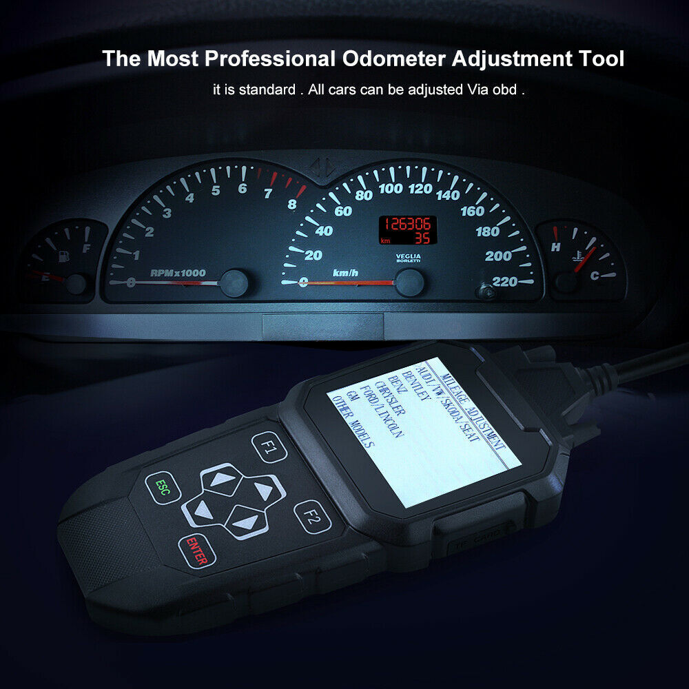 OBDPROG MT401 Odometer Correction Code Reader Mileage Adjustment OBD2 Scanner