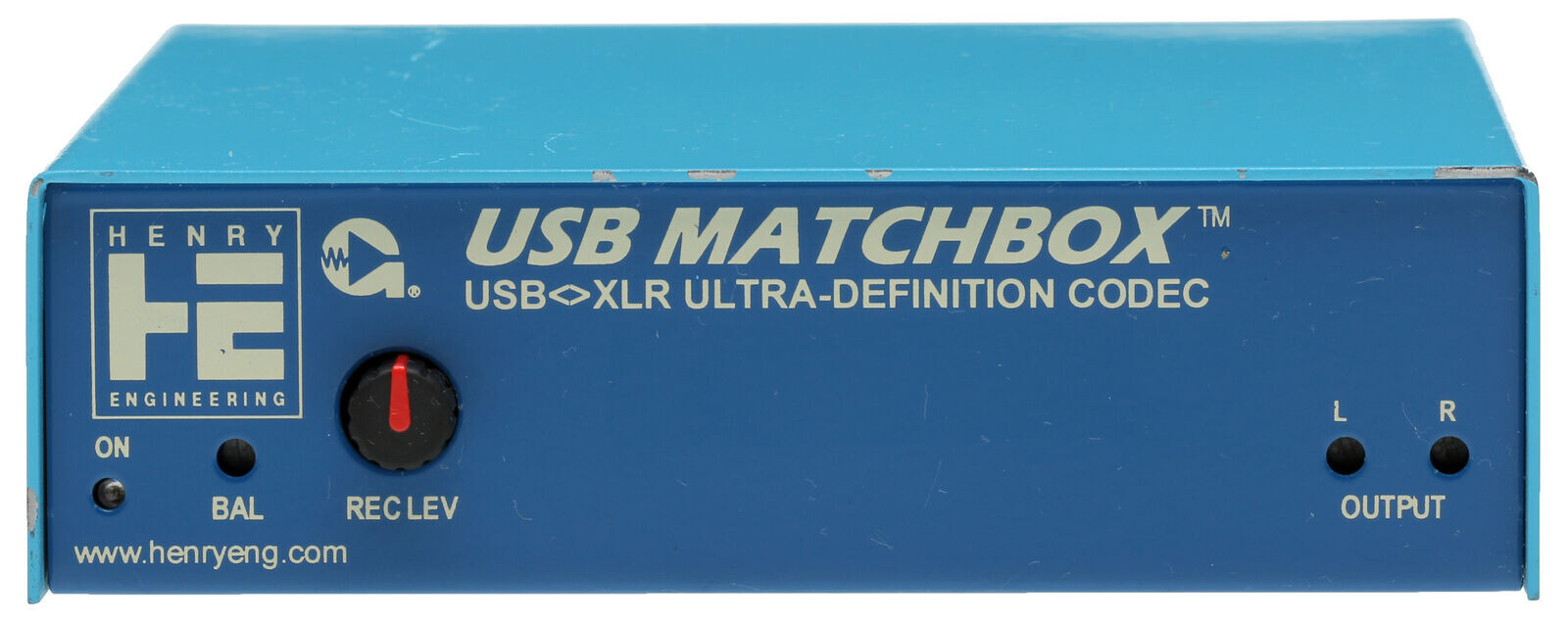 Henry Engineering 4700 USB Matchbox Analog Digital Converter Balanced Audio XLR